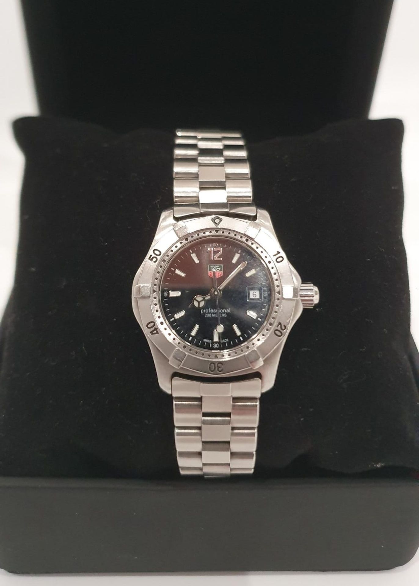 TAG HEUER PROFESSIONAL WOMENS WATCH, Black & Steel, STUNNING WATCH *NO VAT*