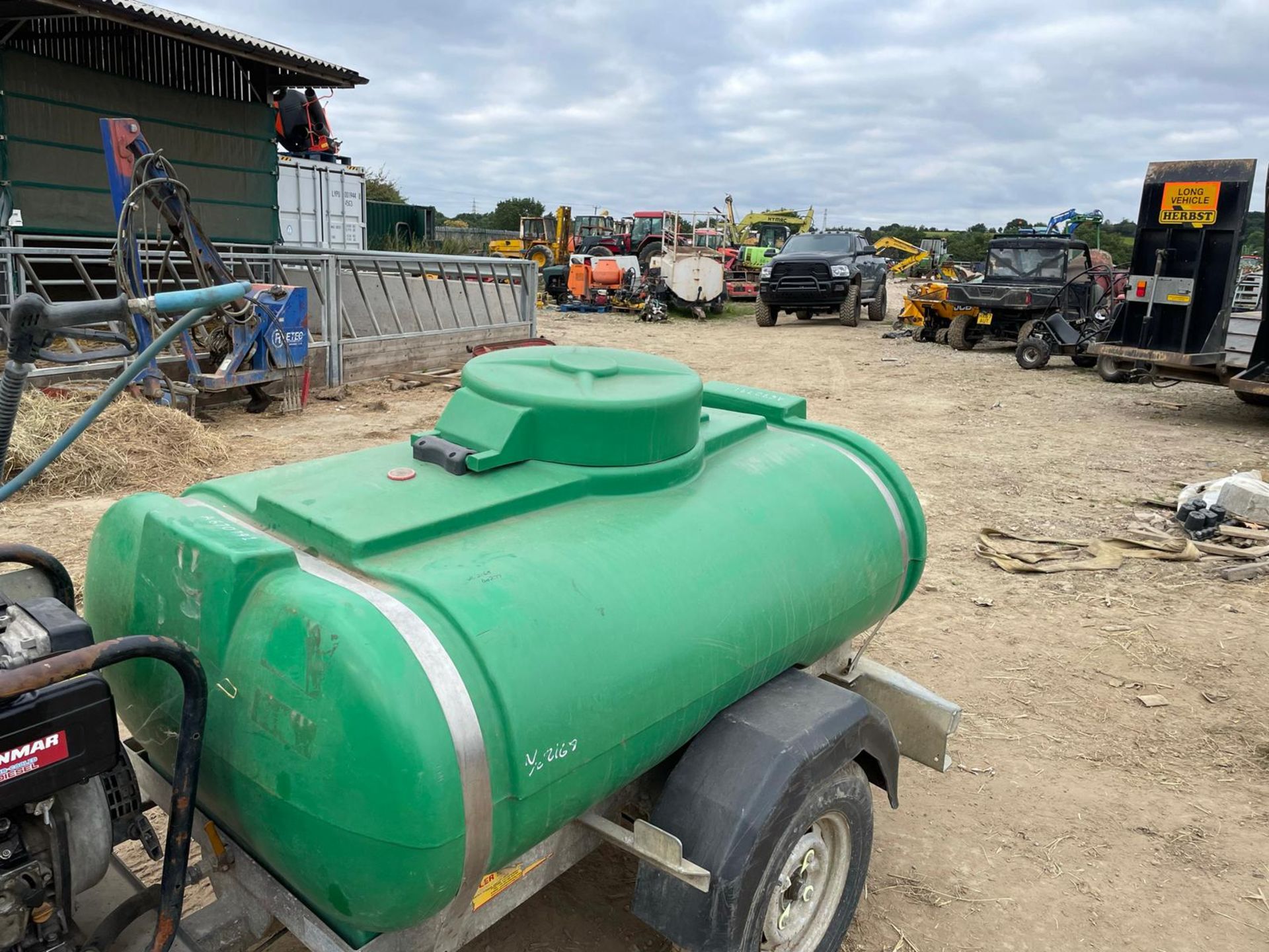 TRAILER ENGINEERING SINGLE AXLE DIESEL PRESSURE WASHER BOWSER TRAILER *PLUS VAT* - Image 4 of 13