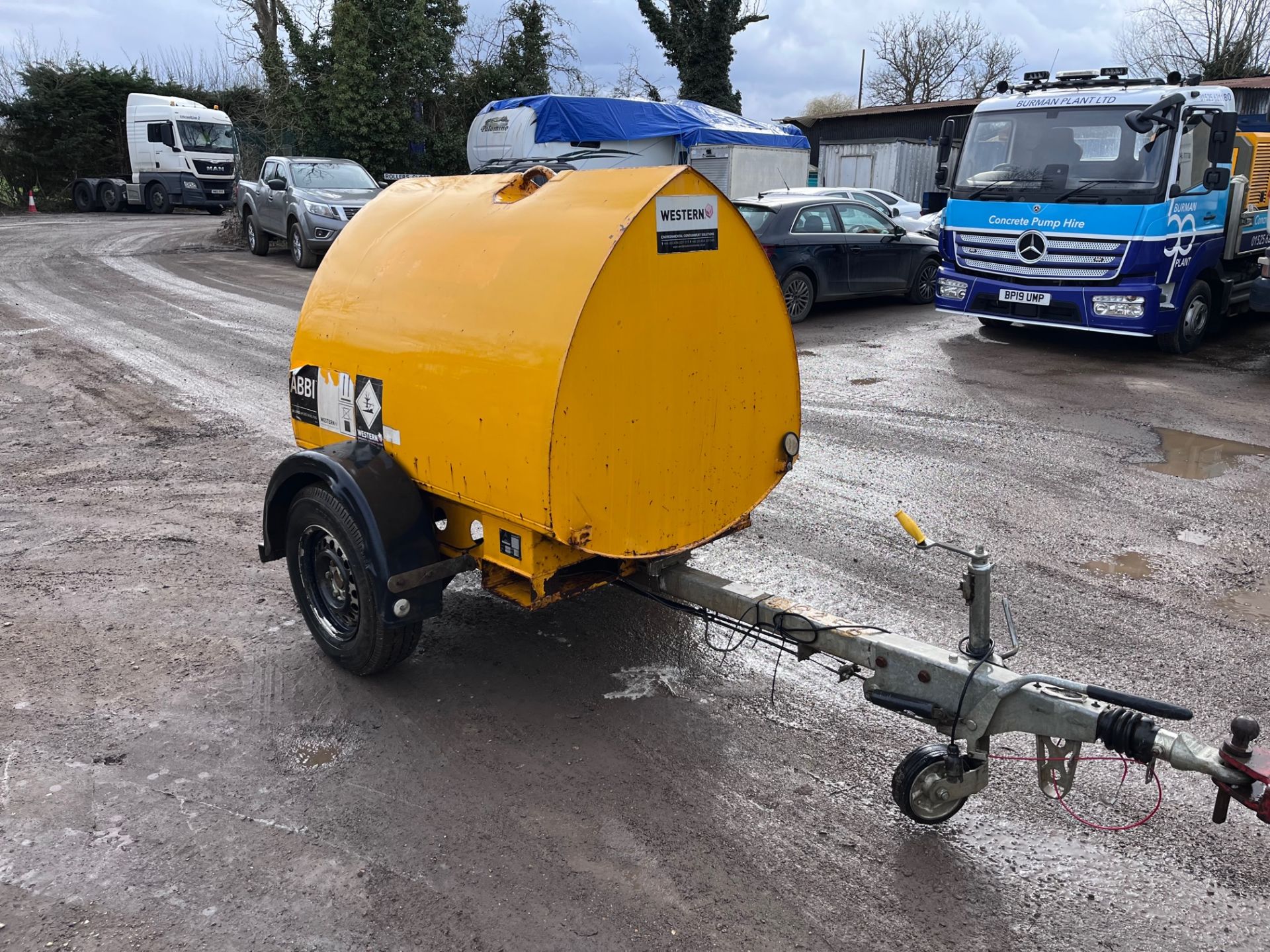 2011 Western Abbi 950 litre diesel bowser, manual pump *PLUS VAT*