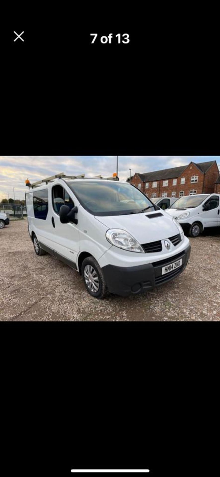 2014 RENAULT TRAFIC SL29 DCI WHITE PANEL VAN *NO VAT* - Image 2 of 13