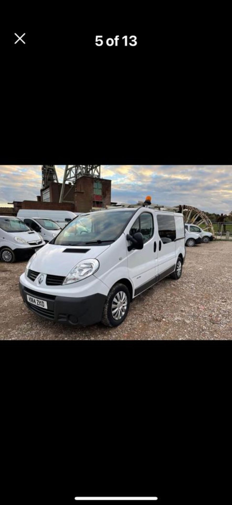 2014 RENAULT TRAFIC SL29 DCI WHITE PANEL VAN *NO VAT* - Image 3 of 13