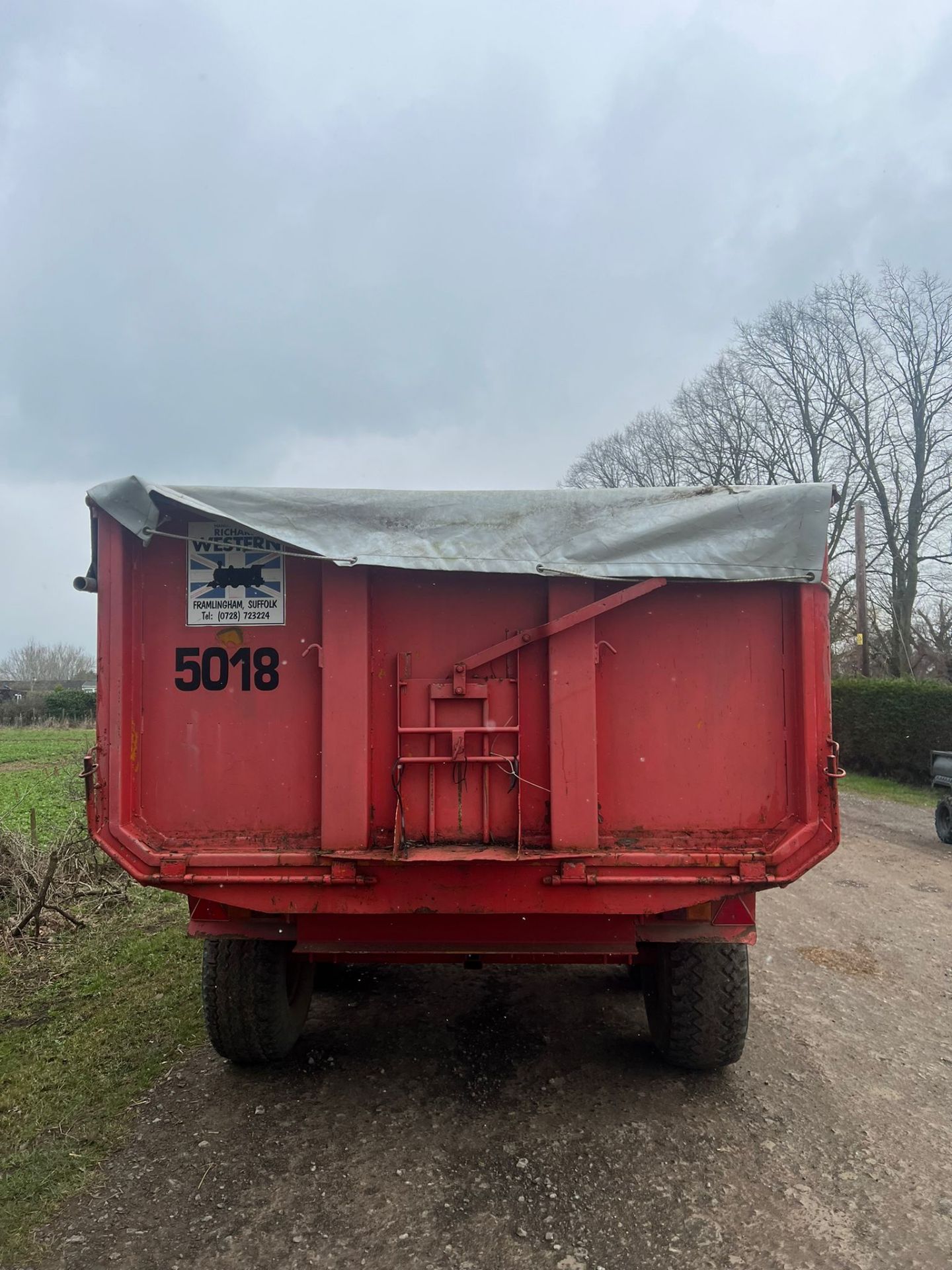 RICHARD WESTERN 11 TON CORN TRAILER TIPPING TRAILER * PLUS VAT* - Image 8 of 18