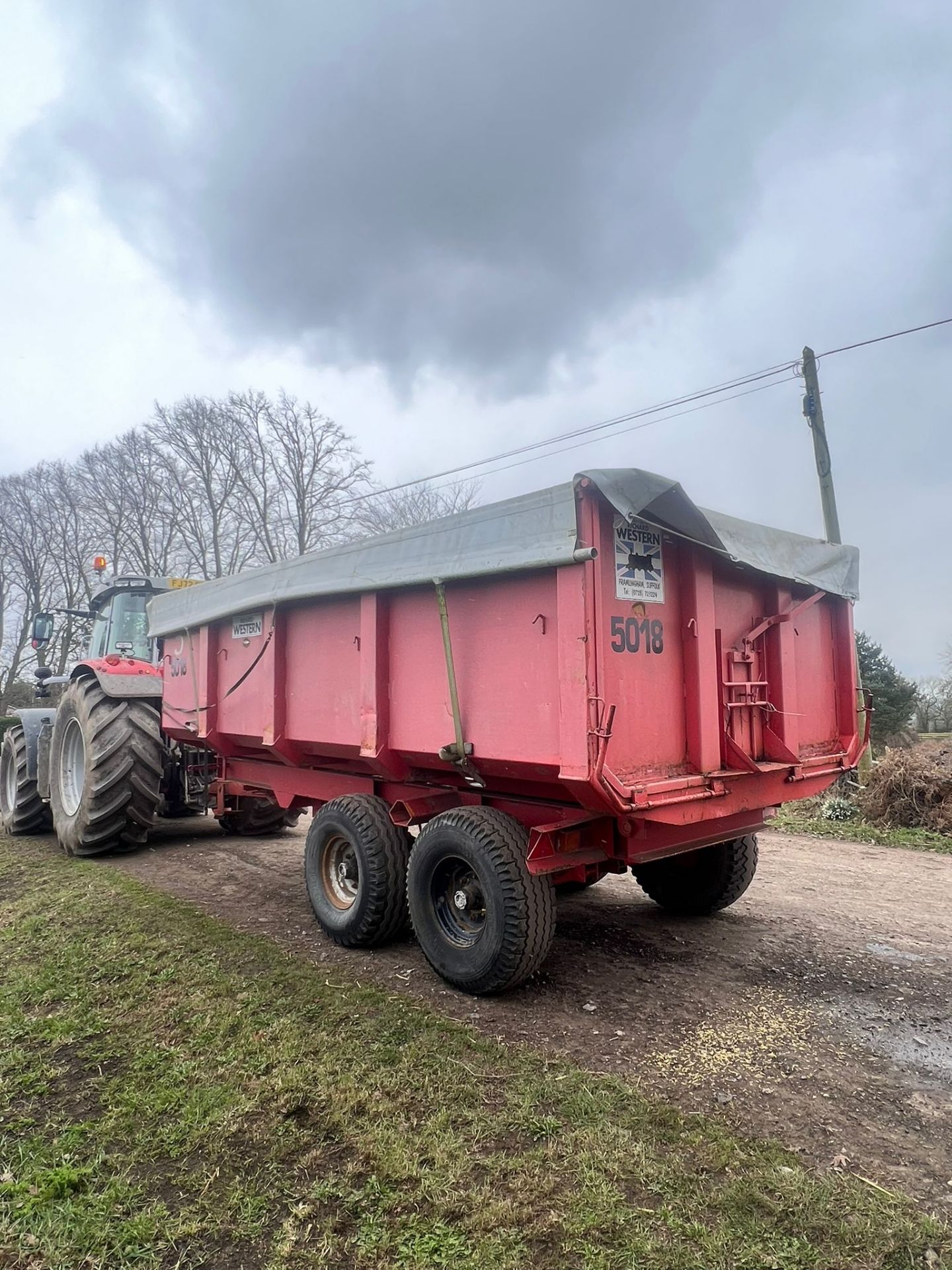 RICHARD WESTERN 11 TON CORN TRAILER TIPPING TRAILER * PLUS VAT* - Image 4 of 18