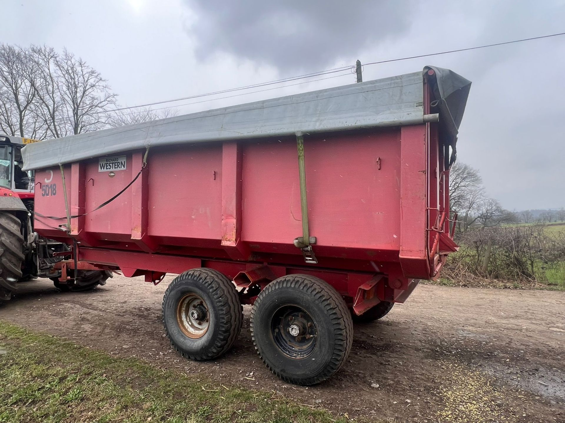 RICHARD WESTERN 11 TON CORN TRAILER TIPPING TRAILER * PLUS VAT* - Image 6 of 18