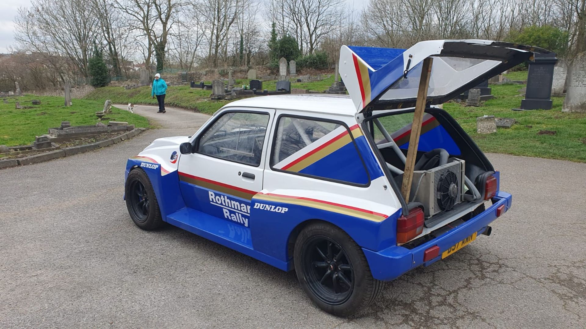 1984 MG METRO TURBO BLUE HATCHBACK (6R4 LOOK) *NO VAT* - Image 8 of 12