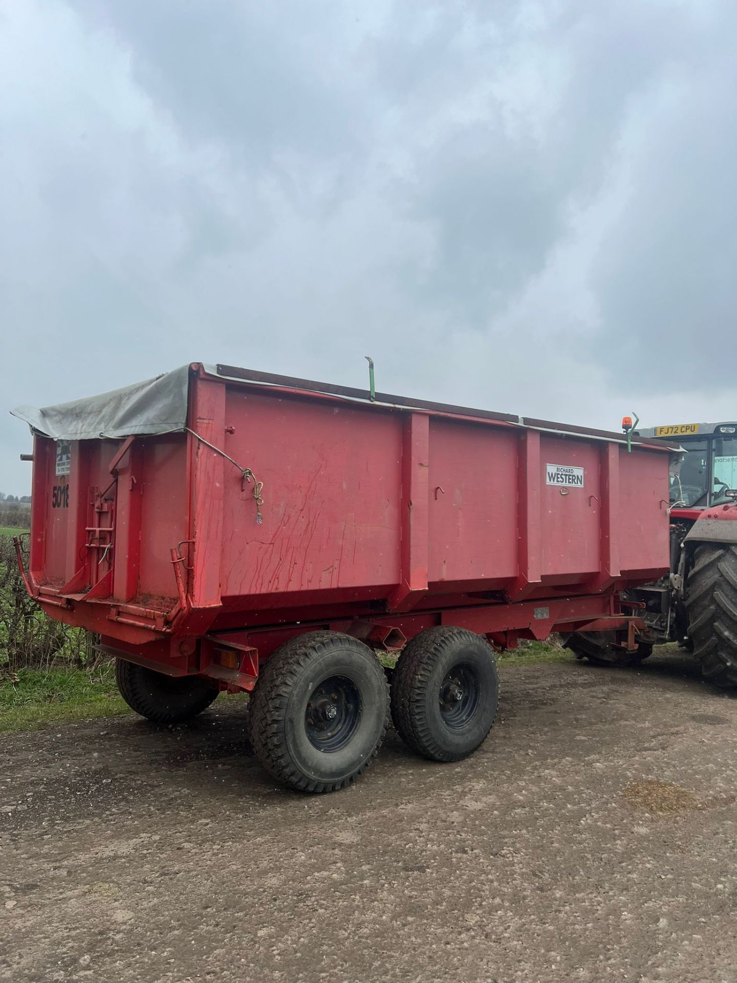 RICHARD WESTERN 11 TON CORN TRAILER TIPPING TRAILER * PLUS VAT* - Image 11 of 18