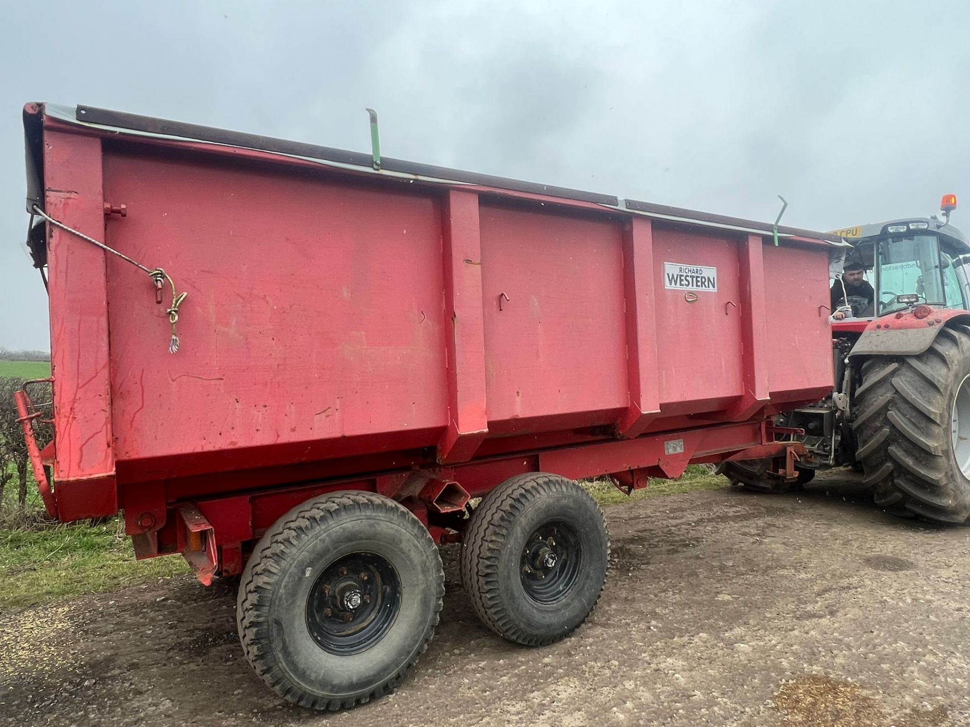 RICHARD WESTERN 11 TON CORN TRAILER TIPPING TRAILER * PLUS VAT* - Image 3 of 18