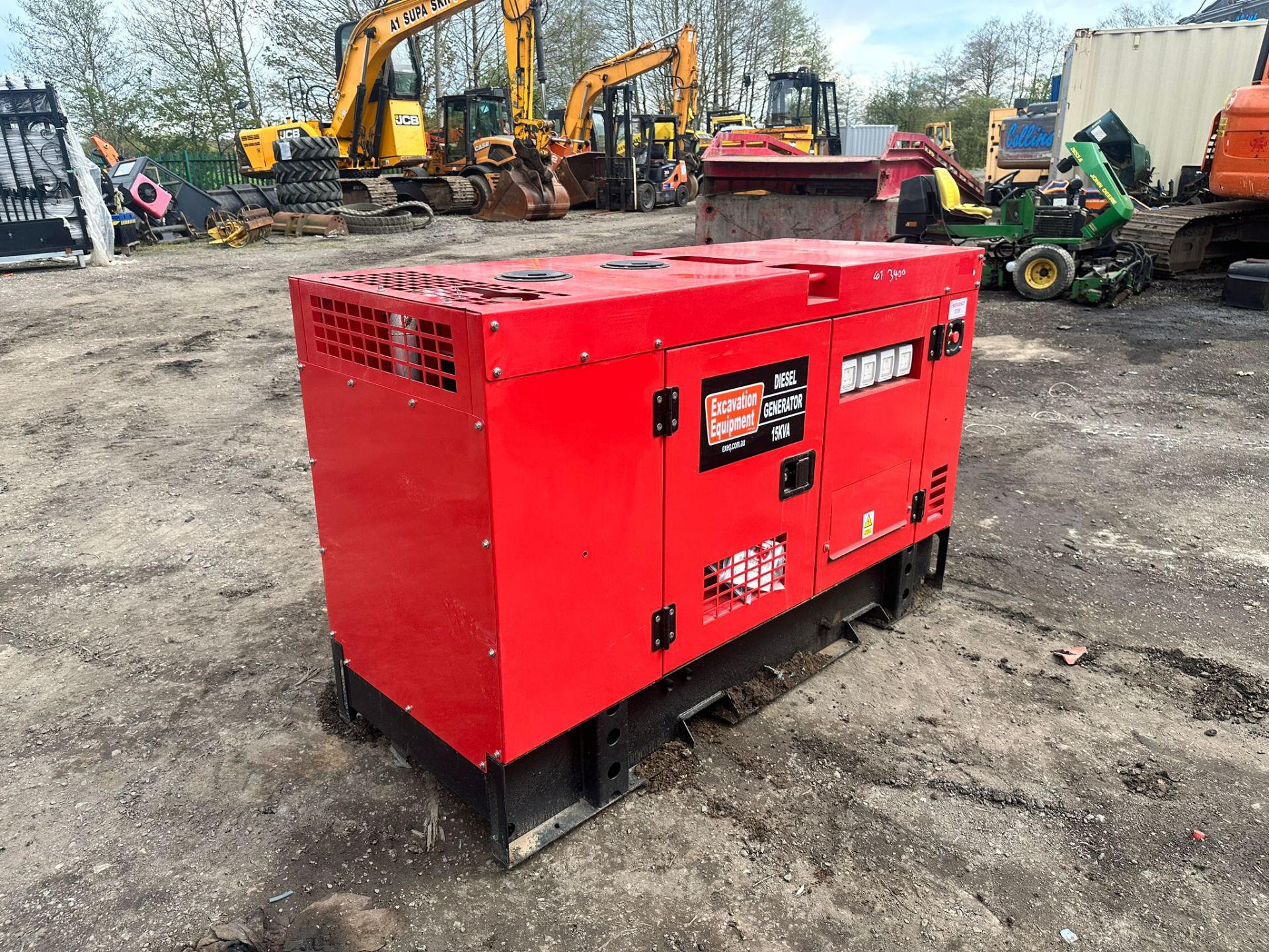 Unused 15KvA Silent Diesel Generator *PLUS VAT* - Image 2 of 9