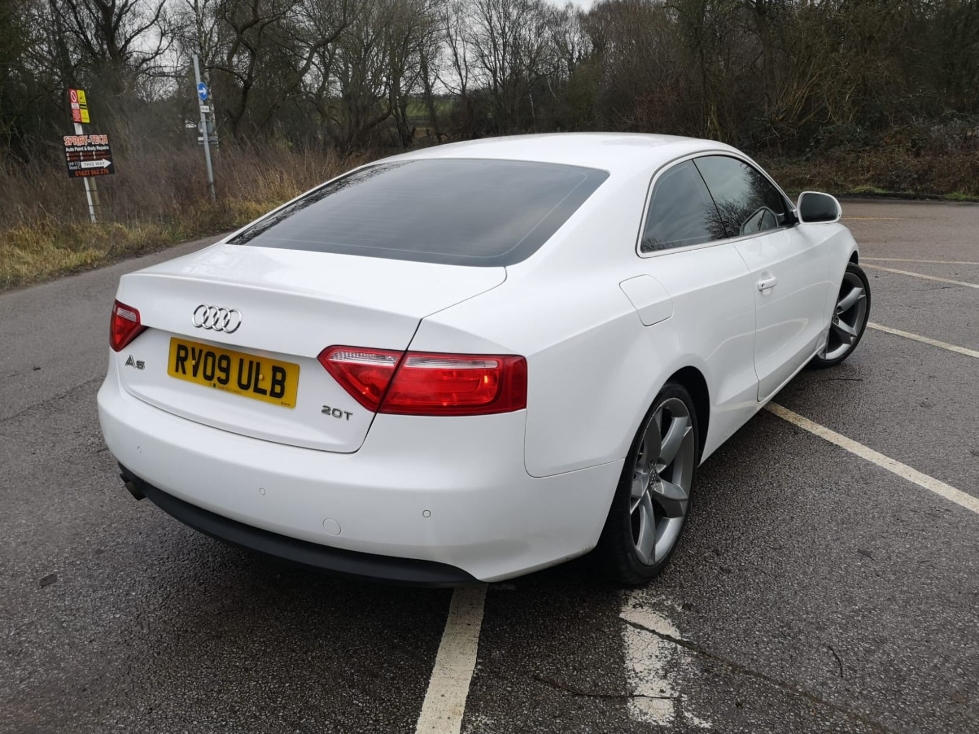 2009 AUDI A5 SPORT 180 TFSI WHITE COUPE *NO VAT* - Image 6 of 16