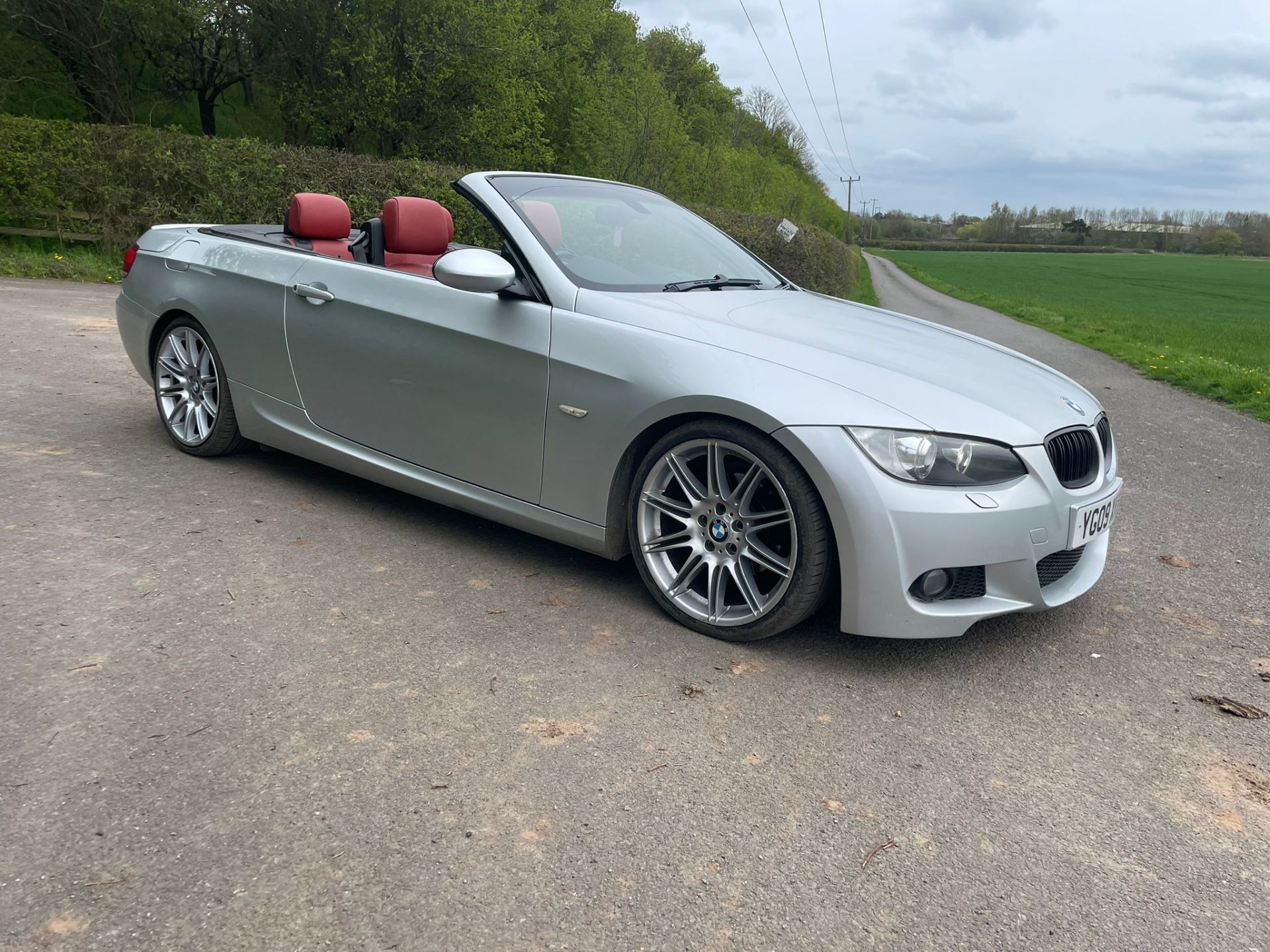 2009 BMW 325D M SPORT HIGHLINE A SILVER CONVERTIBLE *NO VAT*