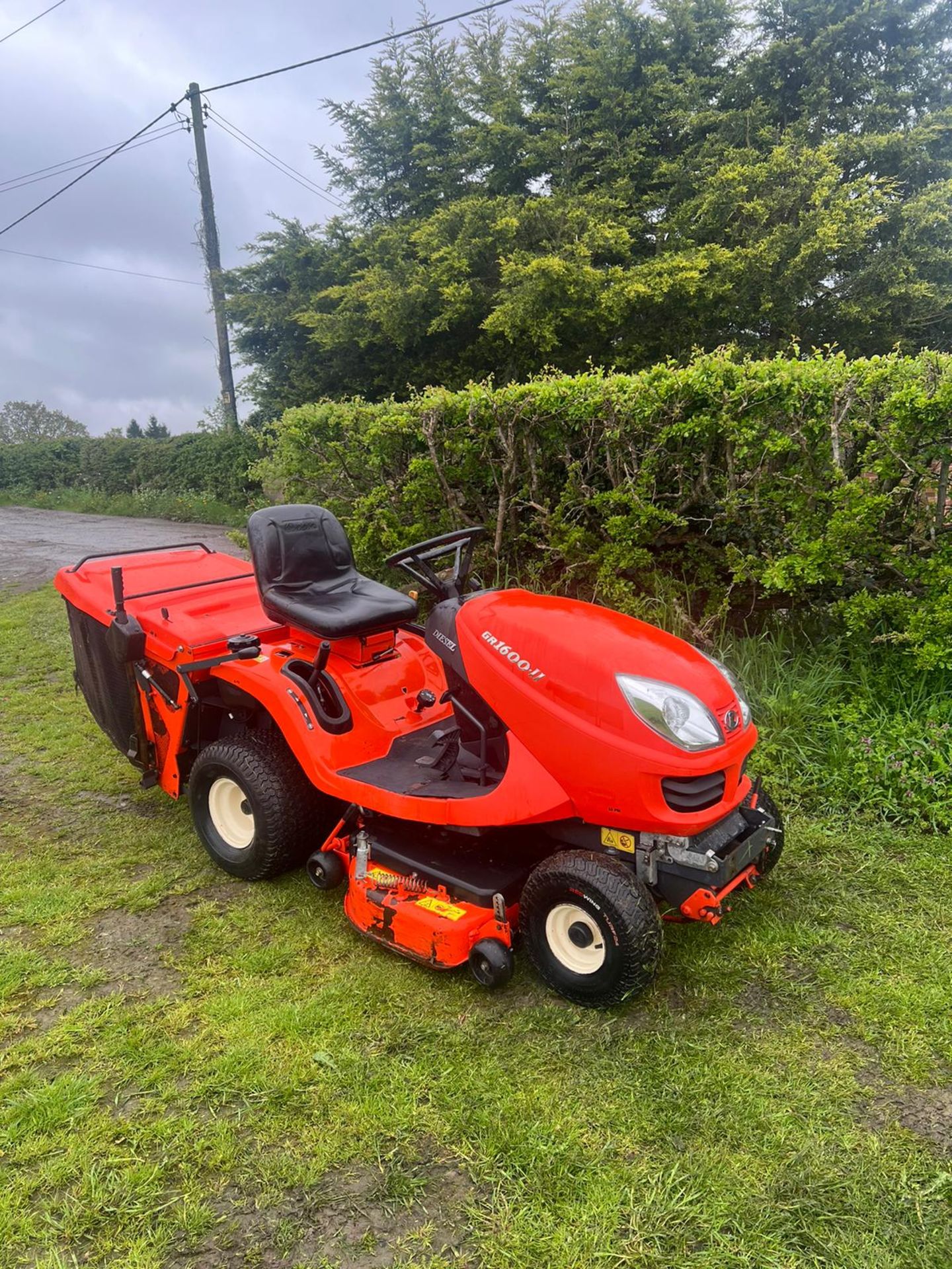 2017 KUBOTA GR1600 RIDE ON LAWN MOWER WITH COLLECTOR *PLUS VAT*