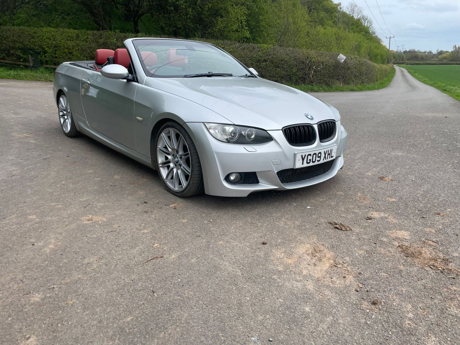 2009 BMW 325D M SPORT HIGHLINE A SILVER CONVERTIBLE *NO VAT* - Image 2 of 17