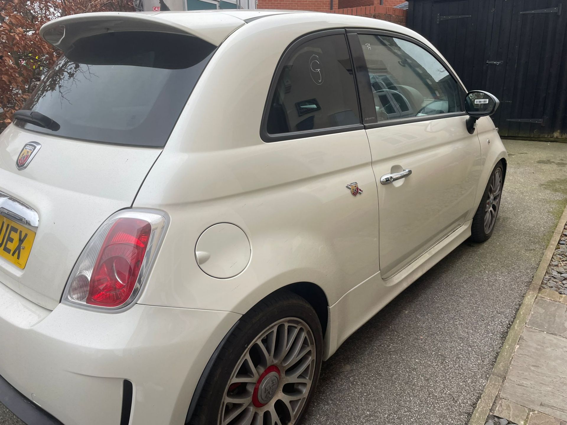 2009 ABARTH 500 WHITE HATCHBACK *NO VAT* - Image 3 of 11