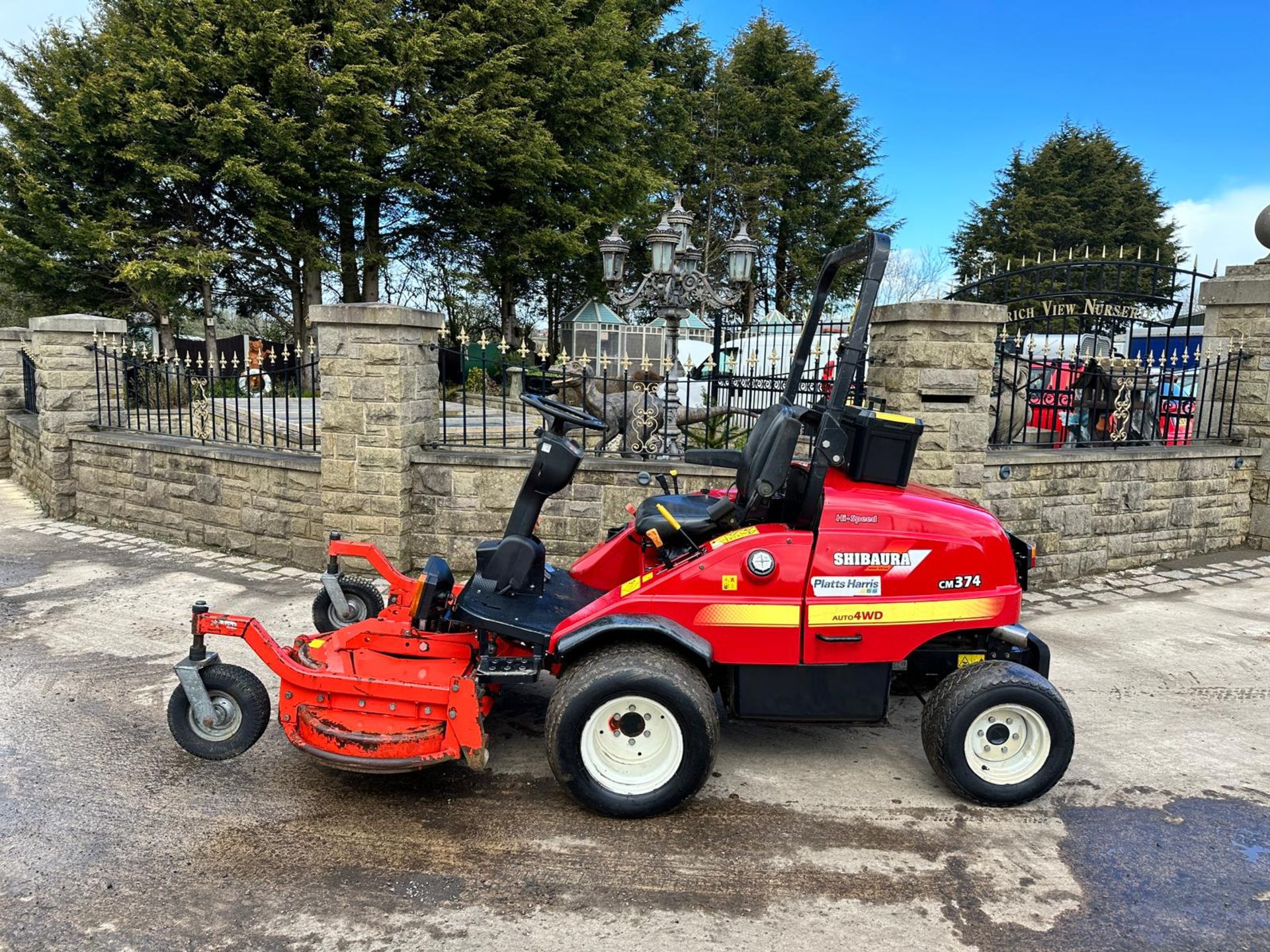 2015 Shibaura CM374 4WD Outfront Ride On Mower With Weidemann 5FT Rotary Deck *PLUS VAT* - Image 2 of 13