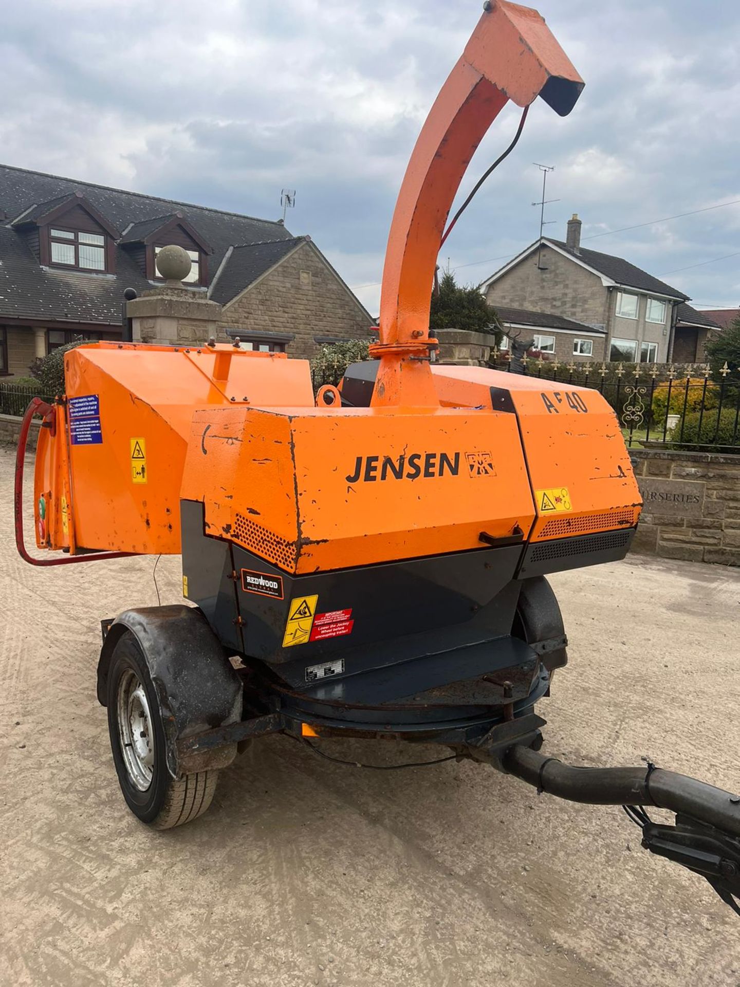 JENSEN A540 180Ó DEGREES WOOD CHIPPER GENUINE (326) HOURS!! *PLUS VAT* - Image 7 of 18