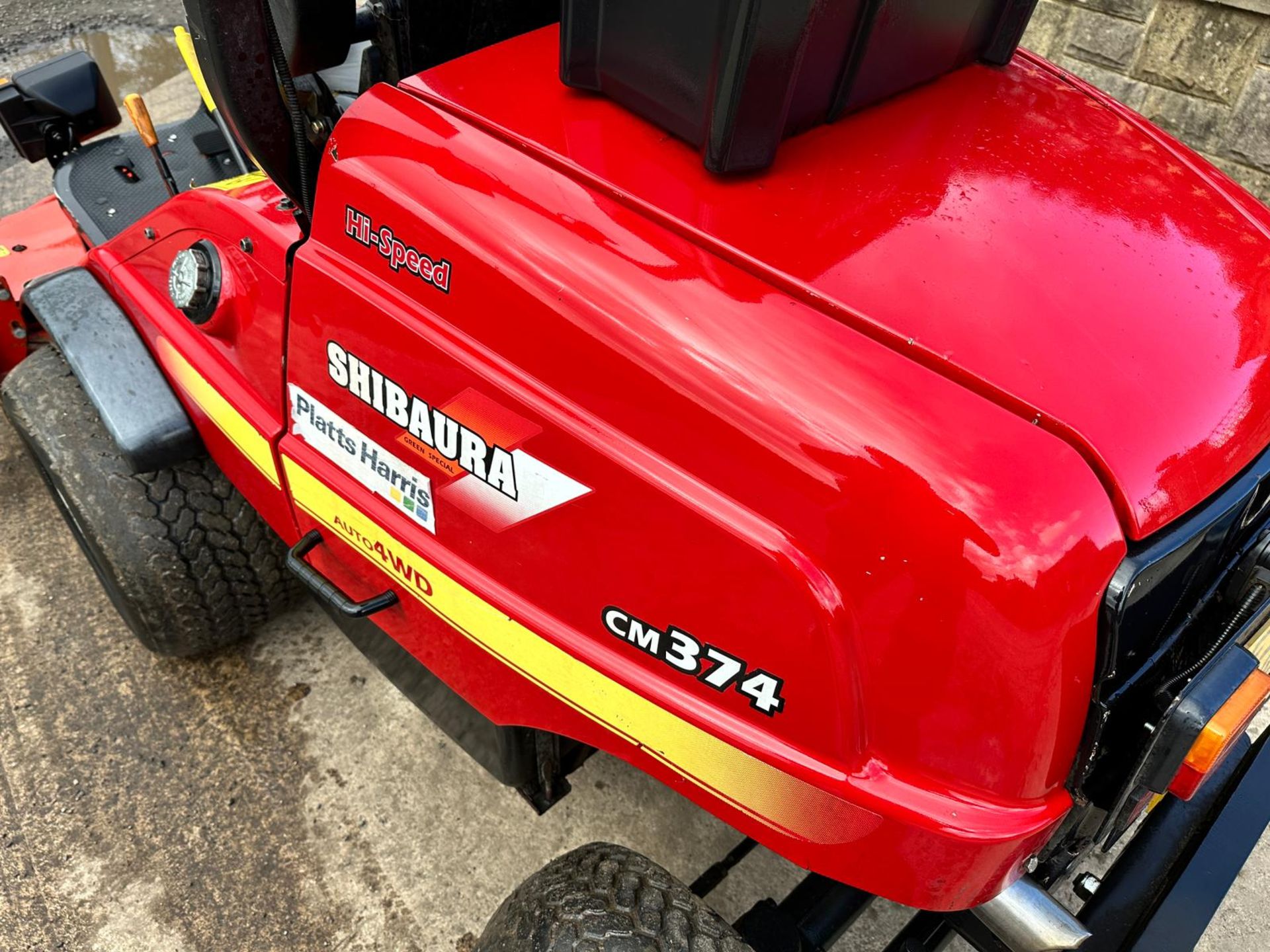 2015 Shibaura CM374 4WD Outfront Ride On Mower With Weidemann 5FT Rotary Deck *PLUS VAT* - Image 7 of 13