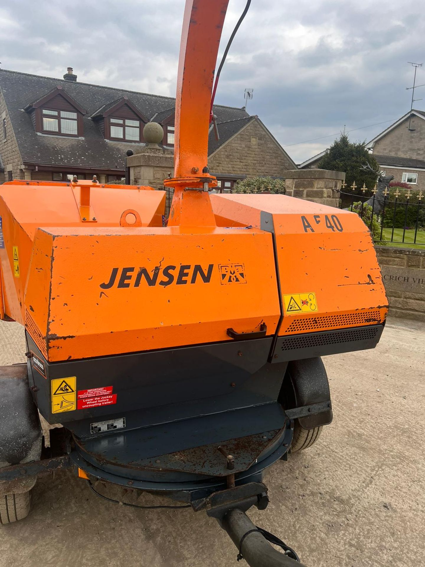 JENSEN A540 180Ó DEGREES WOOD CHIPPER GENUINE (326) HOURS!! *PLUS VAT* - Image 12 of 18