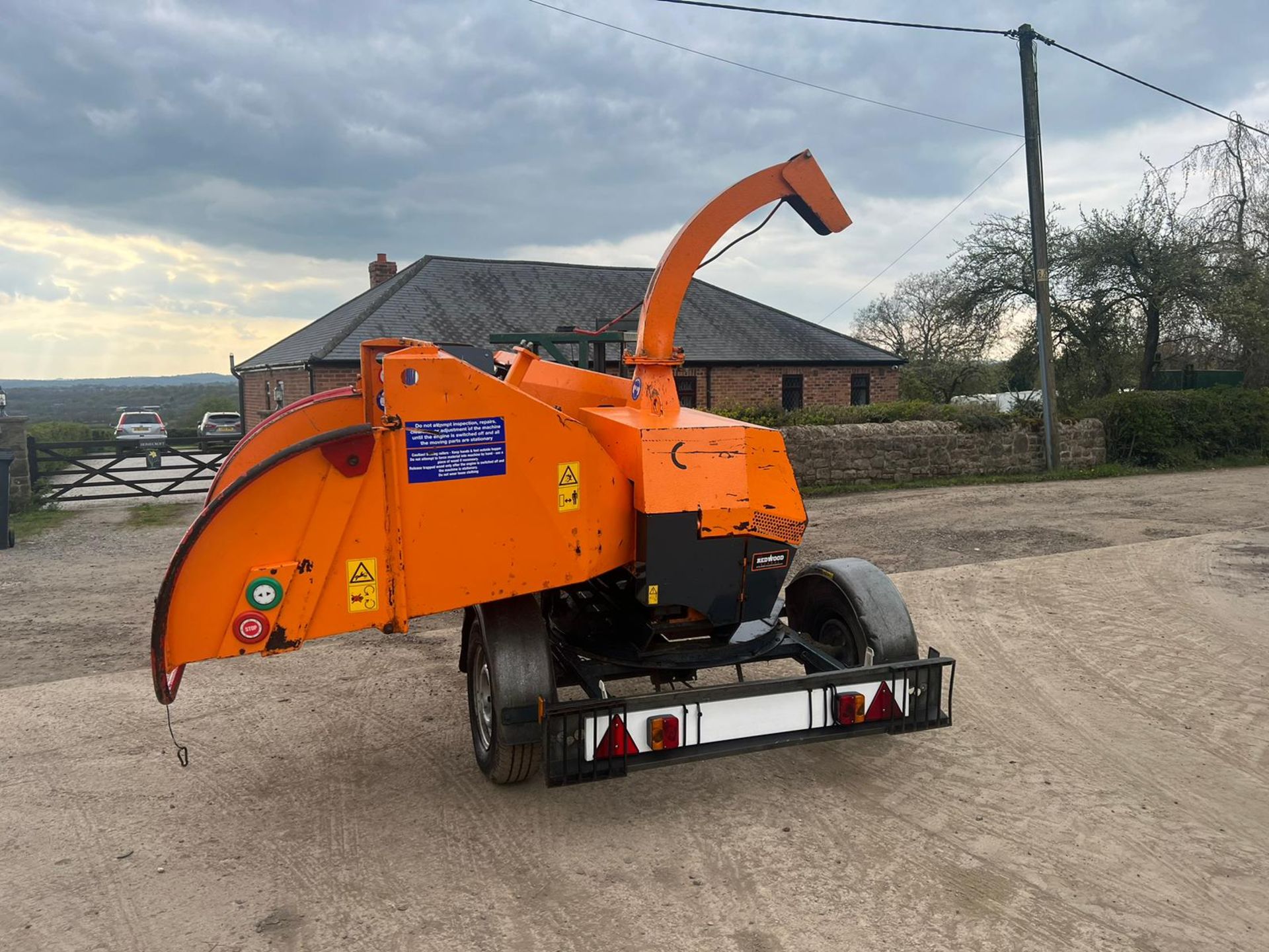 JENSEN A540 180Ó DEGREES WOOD CHIPPER GENUINE (326) HOURS!! *PLUS VAT* - Image 2 of 18