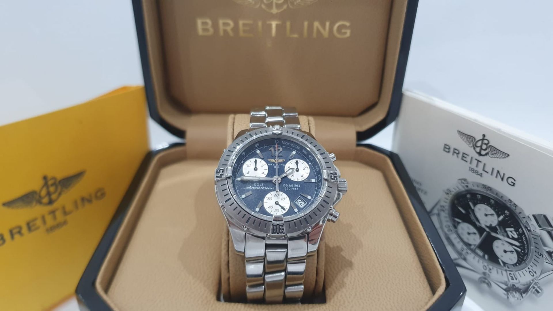 BREITLING CHRONOGRAPH MENS SWISS WATCH NO VAT