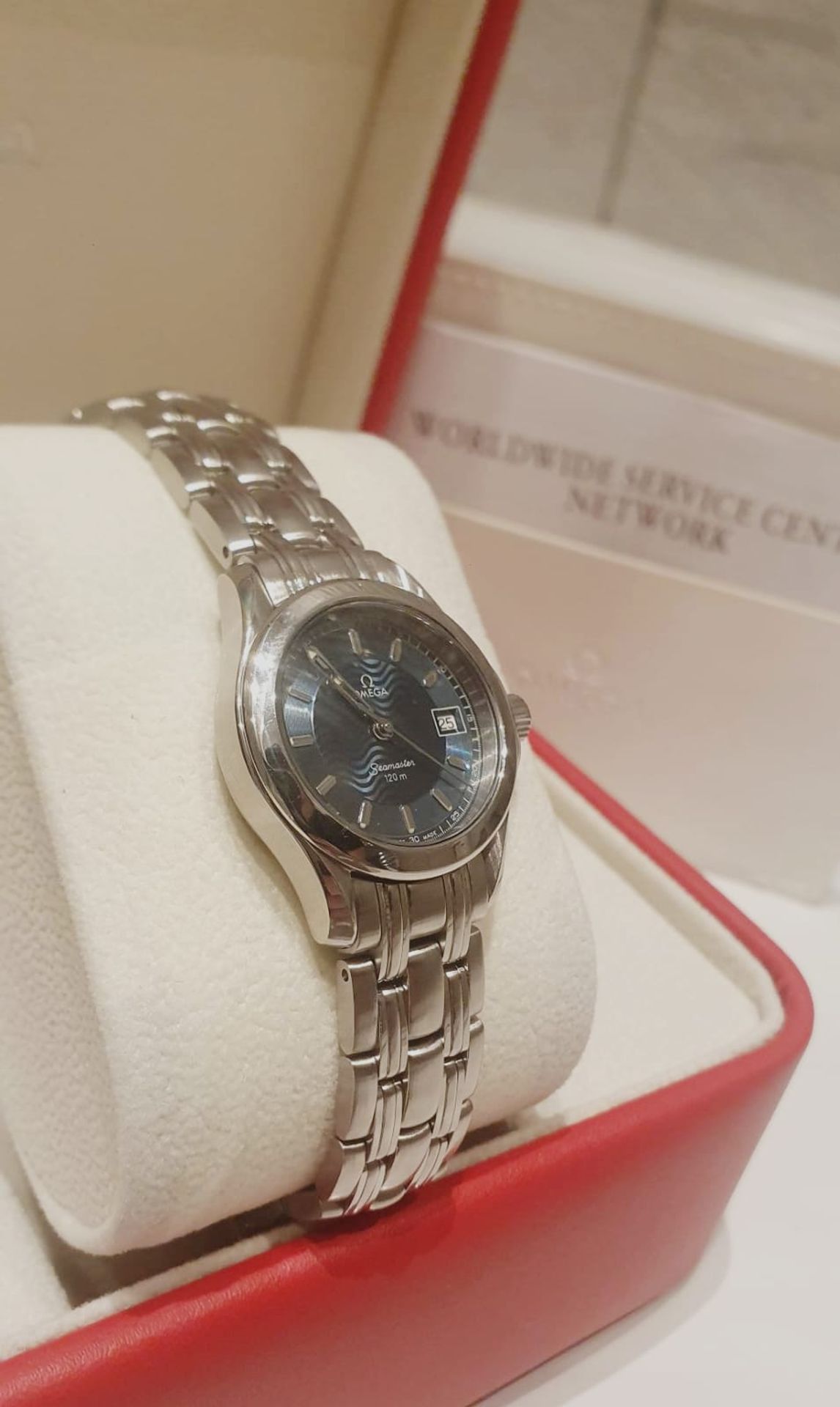 OMEGA SEAMASTER 120M WOMENS Swiss Watch with box NO VAT - Image 9 of 12