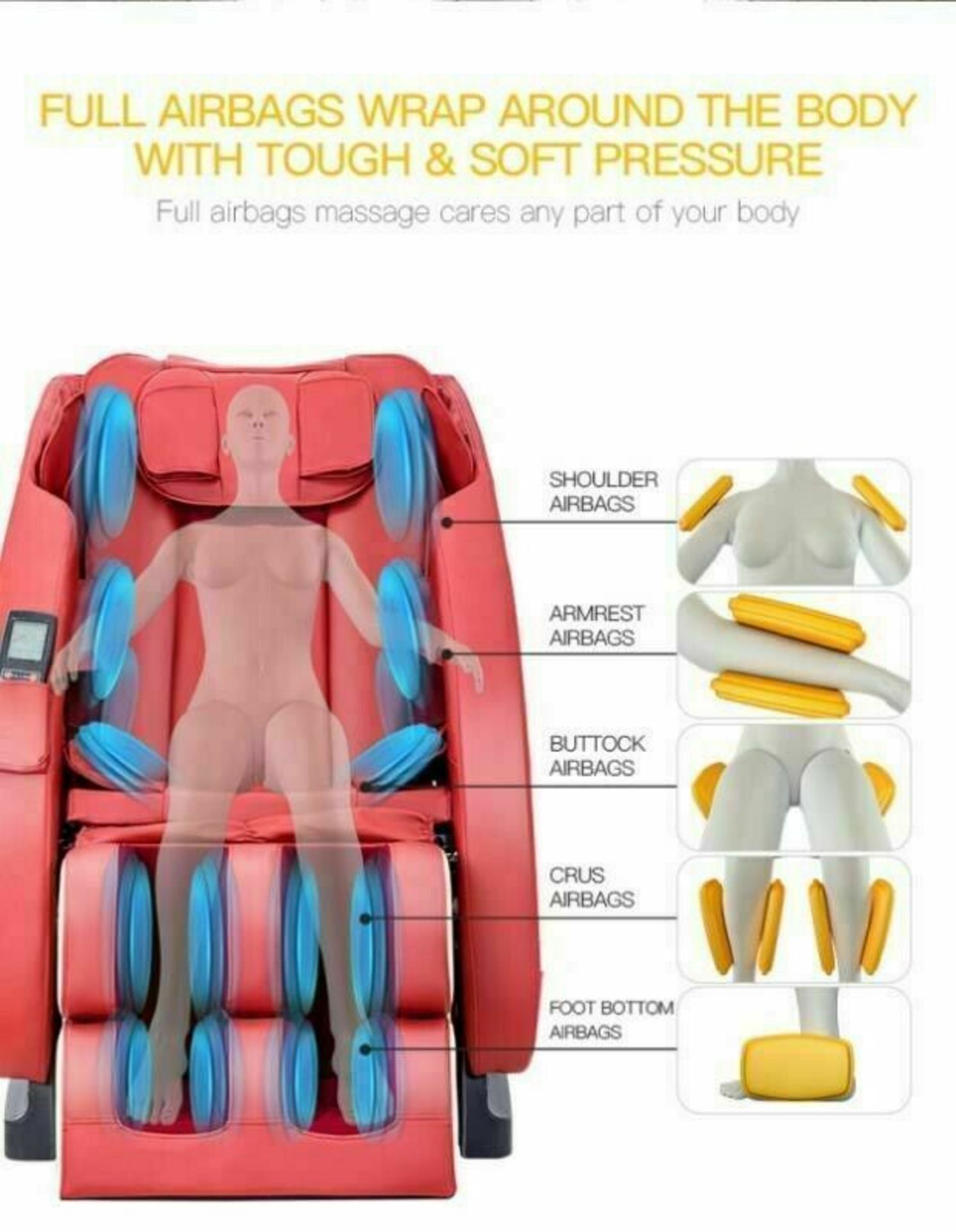Ex Display 3D Zero Gravity Space Capsule Massage Chair RRP £1799 *NO VAT* - Image 3 of 7