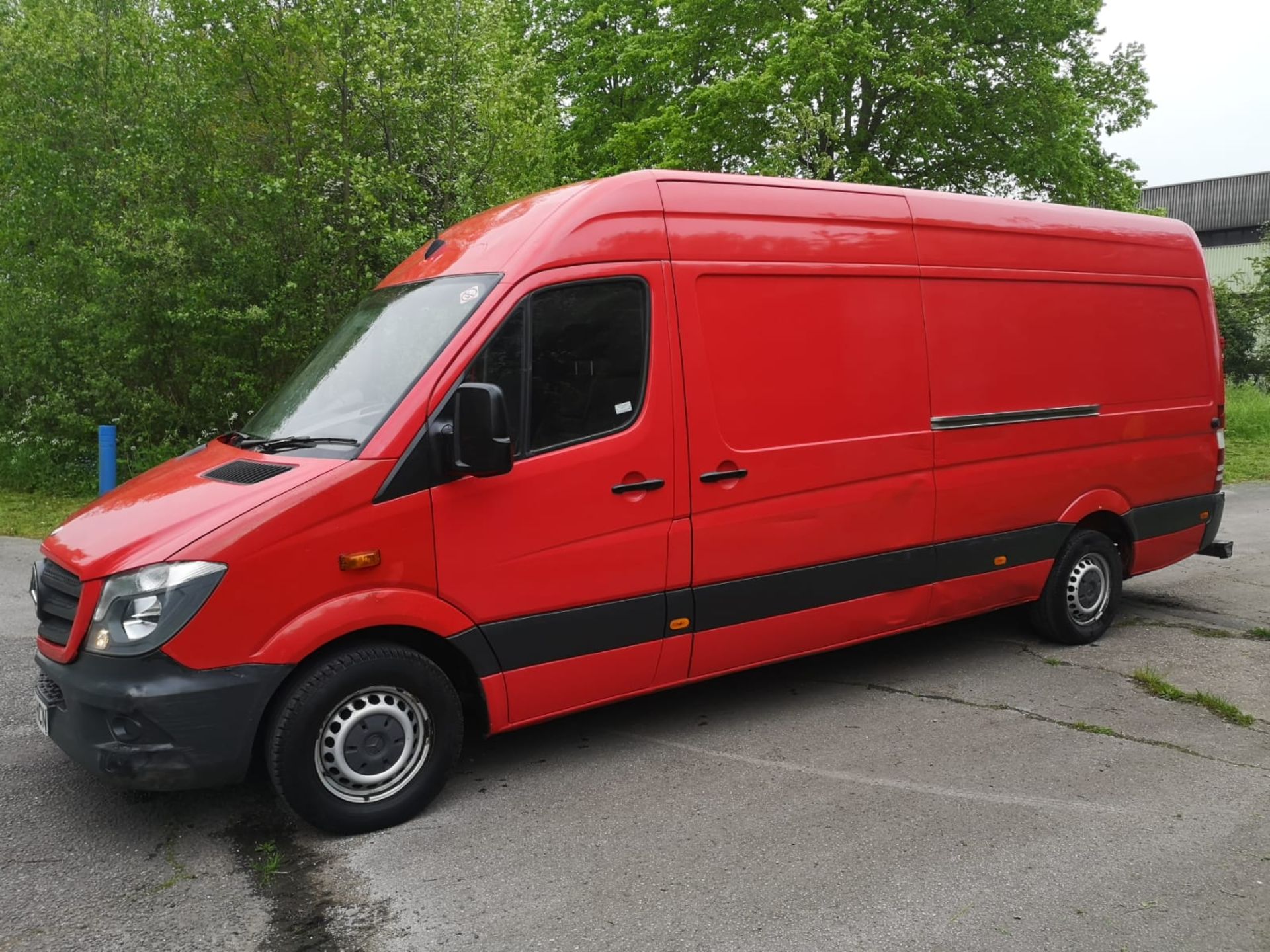 2013 MERCEDES-BENZ SPRINTER 310 CDI RED PANEL VAN *NO VAT*