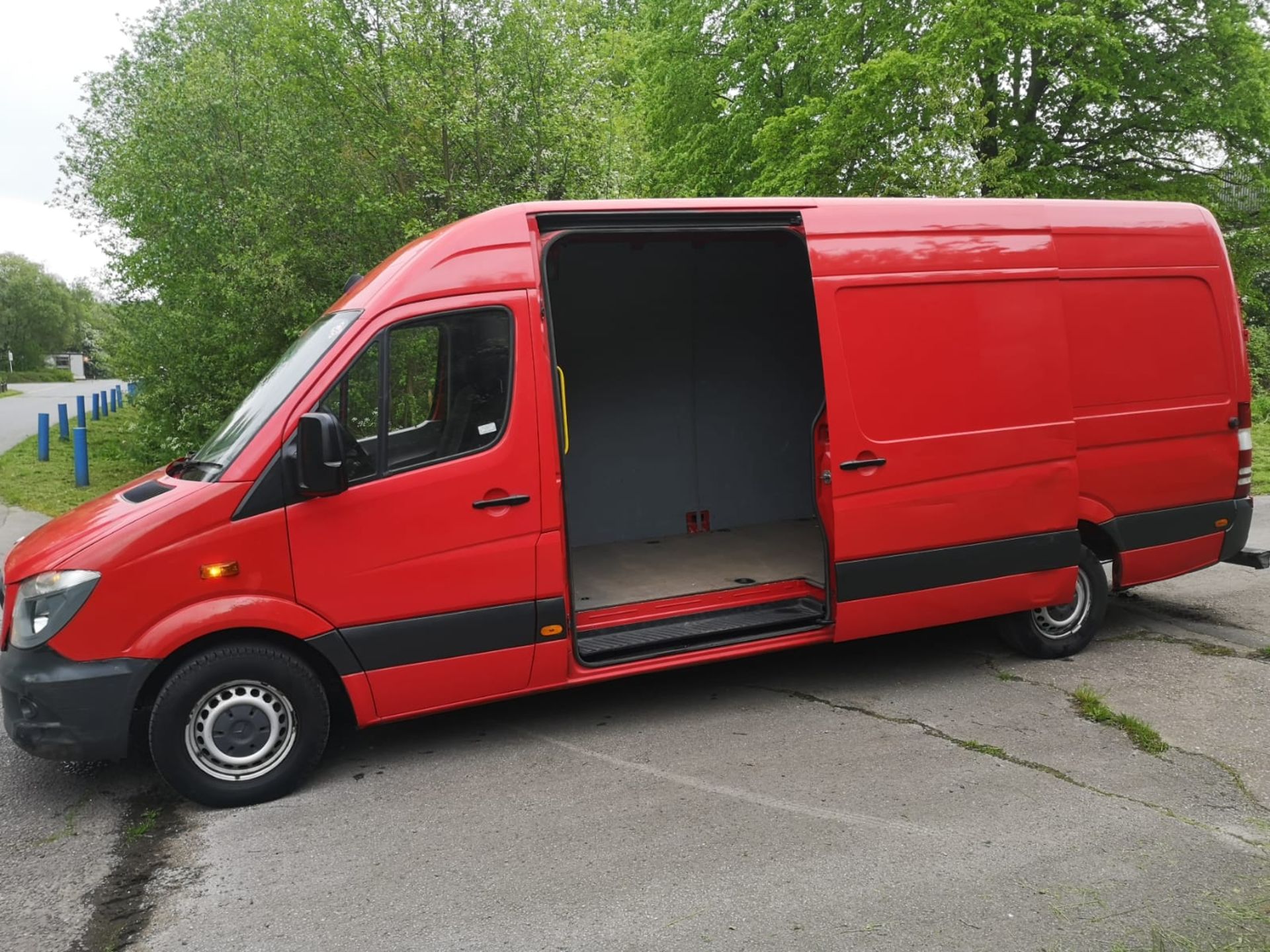 2013 MERCEDES-BENZ SPRINTER 310 CDI RED PANEL VAN *NO VAT* - Image 3 of 14