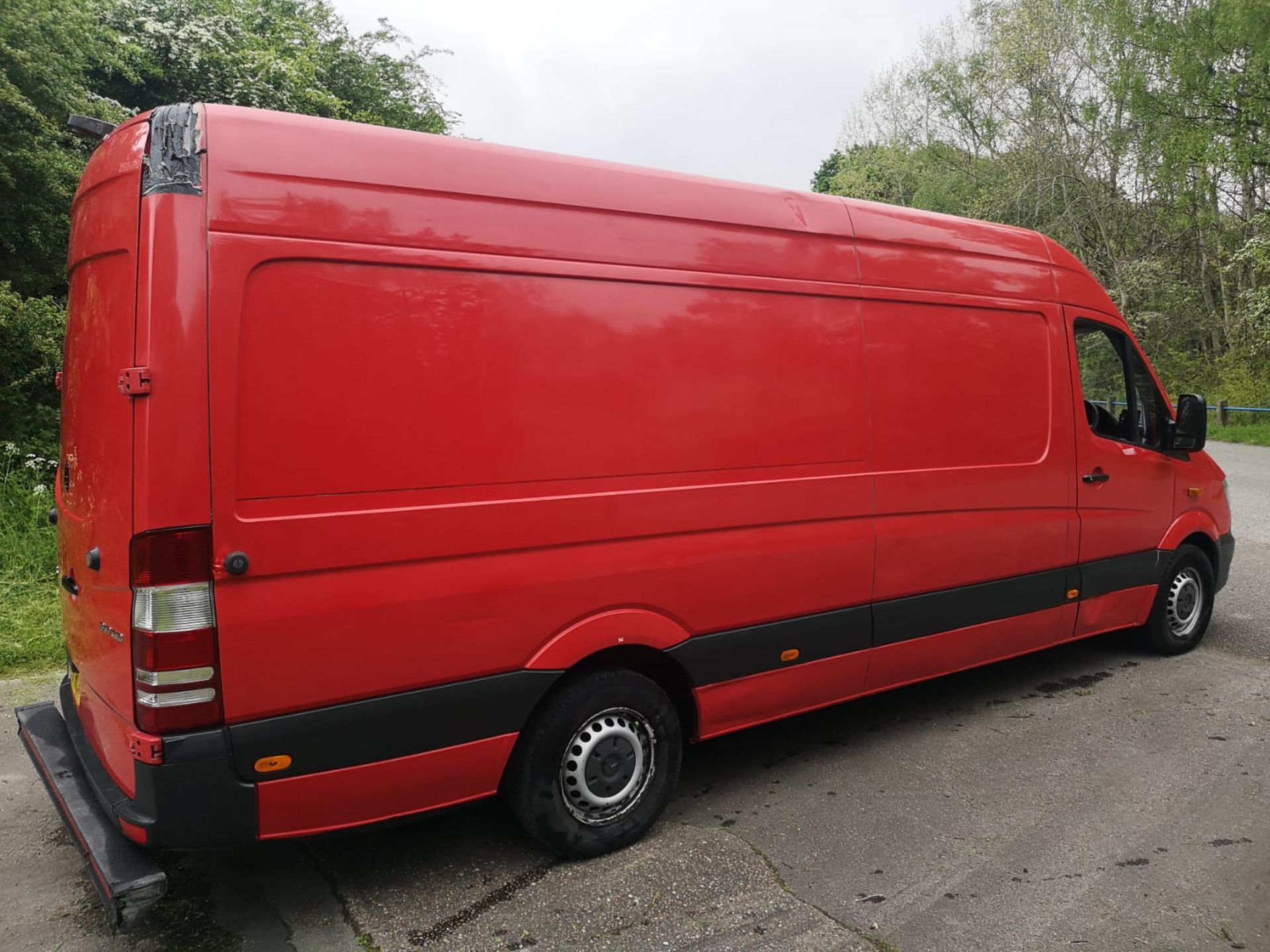 2013 MERCEDES-BENZ SPRINTER 310 CDI RED PANEL VAN *NO VAT* - Image 9 of 14