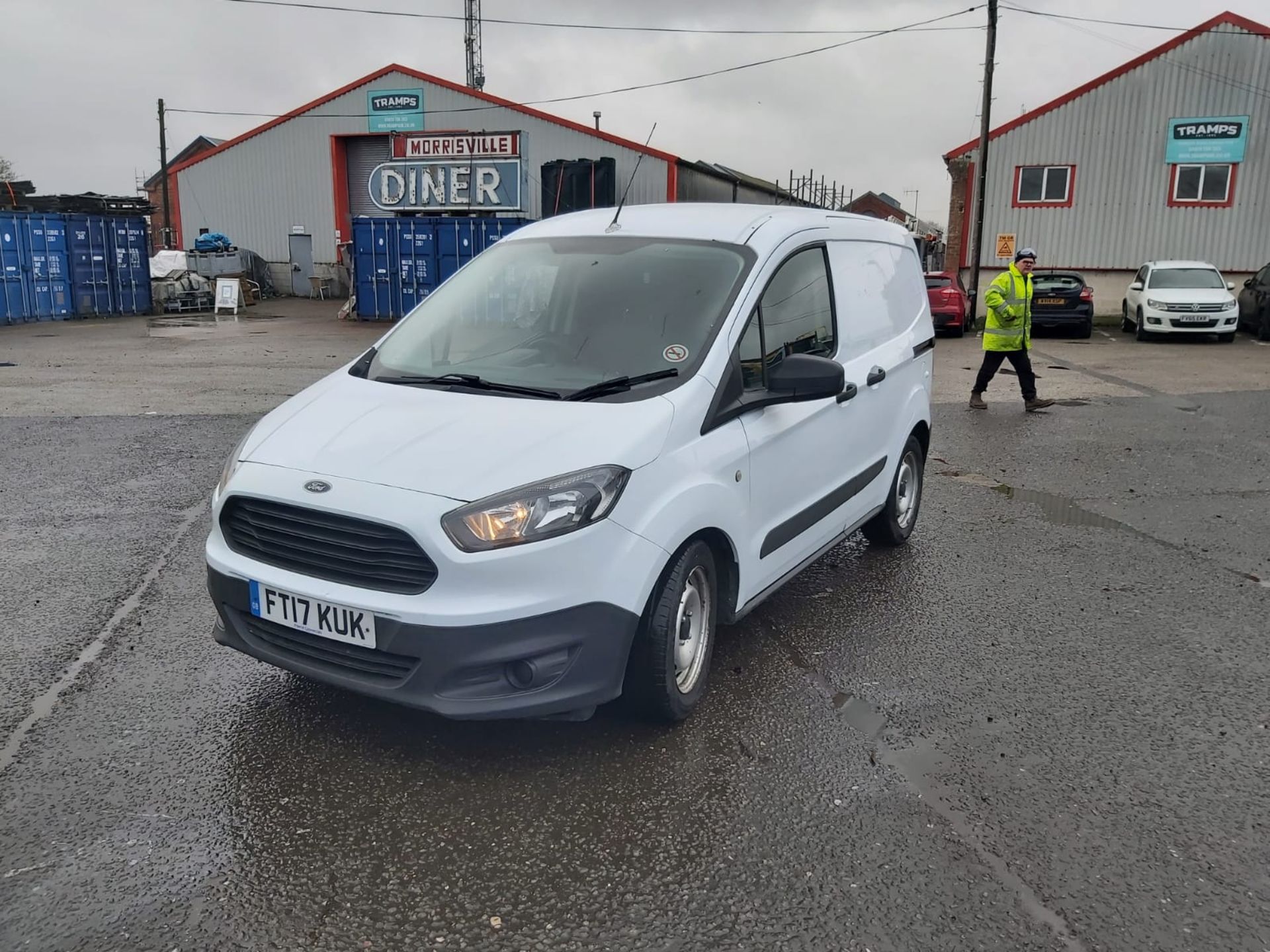 2017 FORD TRANSIT COURIER BASE TDCi WHITE PANEL VAN *PLUS VAT* - Image 2 of 11