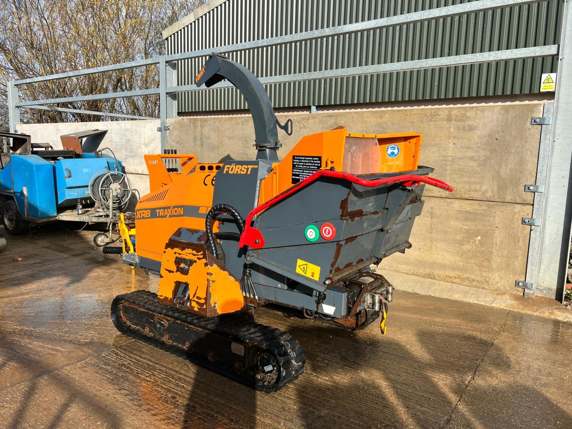 2015 Forst XR8D Traxion 8Ó Hydraulic Lift Diesel Wood Chipper With Winch *PLUS VAT* - Image 7 of 26