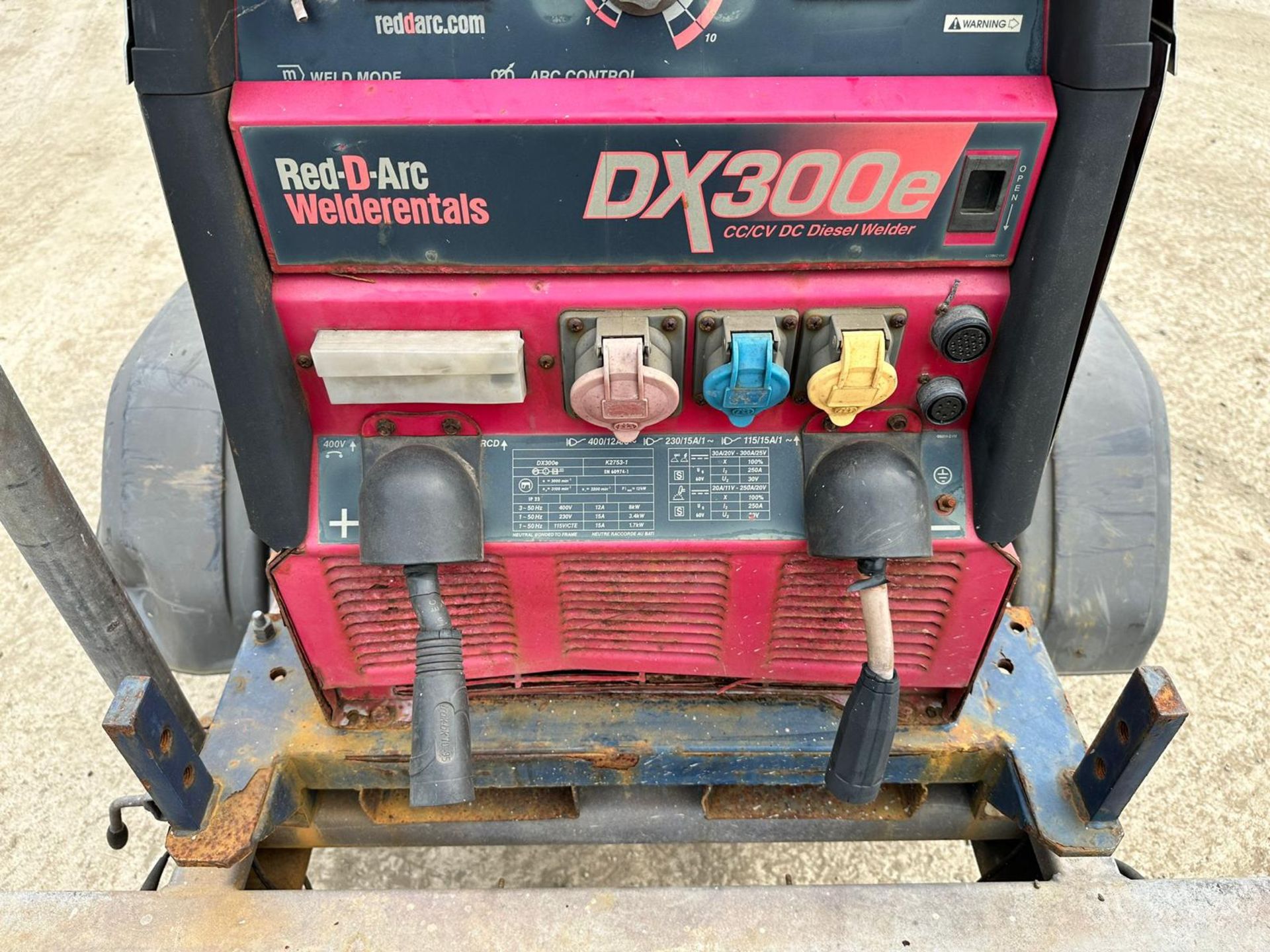 RED-A-ARC DX300E BY LINCOLN ELECTRIC 10KVA TOWBEHIND DIESEL WELDER GENERATOR *PLUS VAT* - Image 3 of 19