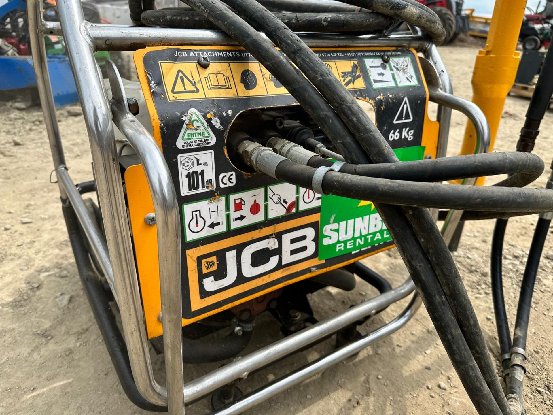 2016 JCB HYDRAULIC POWER PACK WITH HOSES AND BREAKER *PLUS VAT* - Image 9 of 12