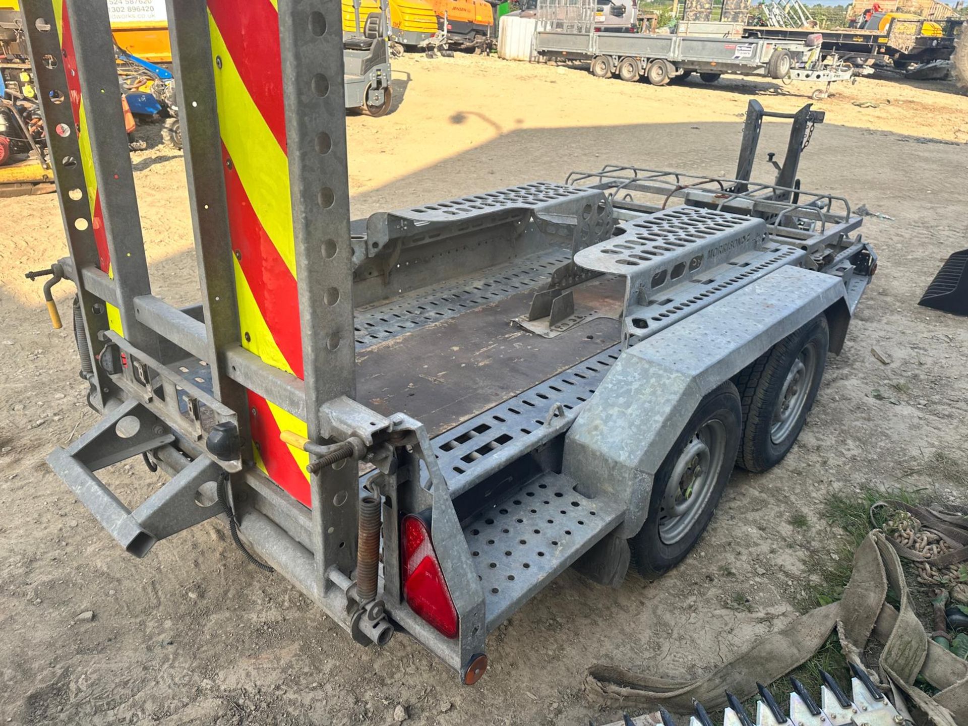 BRIAN JAMES 2.7 TON TWIN AXLE PLANT TRAILER WITH DIG-A-DOC TRACK BOXES *PLUS VAT* - Image 7 of 12