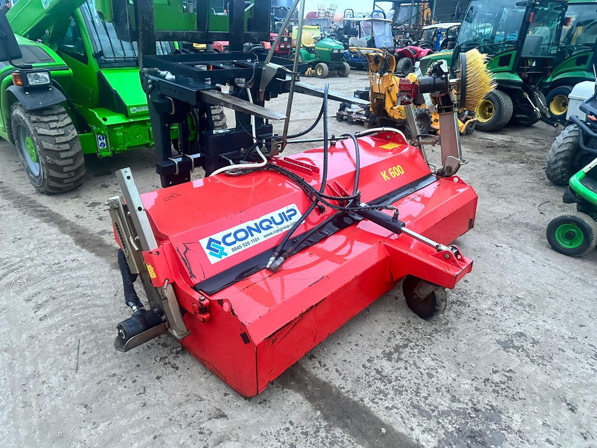 Conquip/Adler K600 Hydraulic Sweeper Bucket *PLUS VAT* - Image 2 of 17