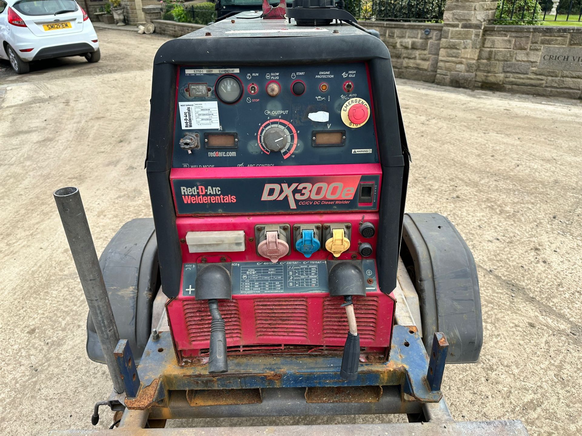 RED-A-ARC DX300E BY LINCOLN ELECTRIC 10KVA TOWBEHIND DIESEL WELDER GENERATOR *PLUS VAT* - Image 7 of 18