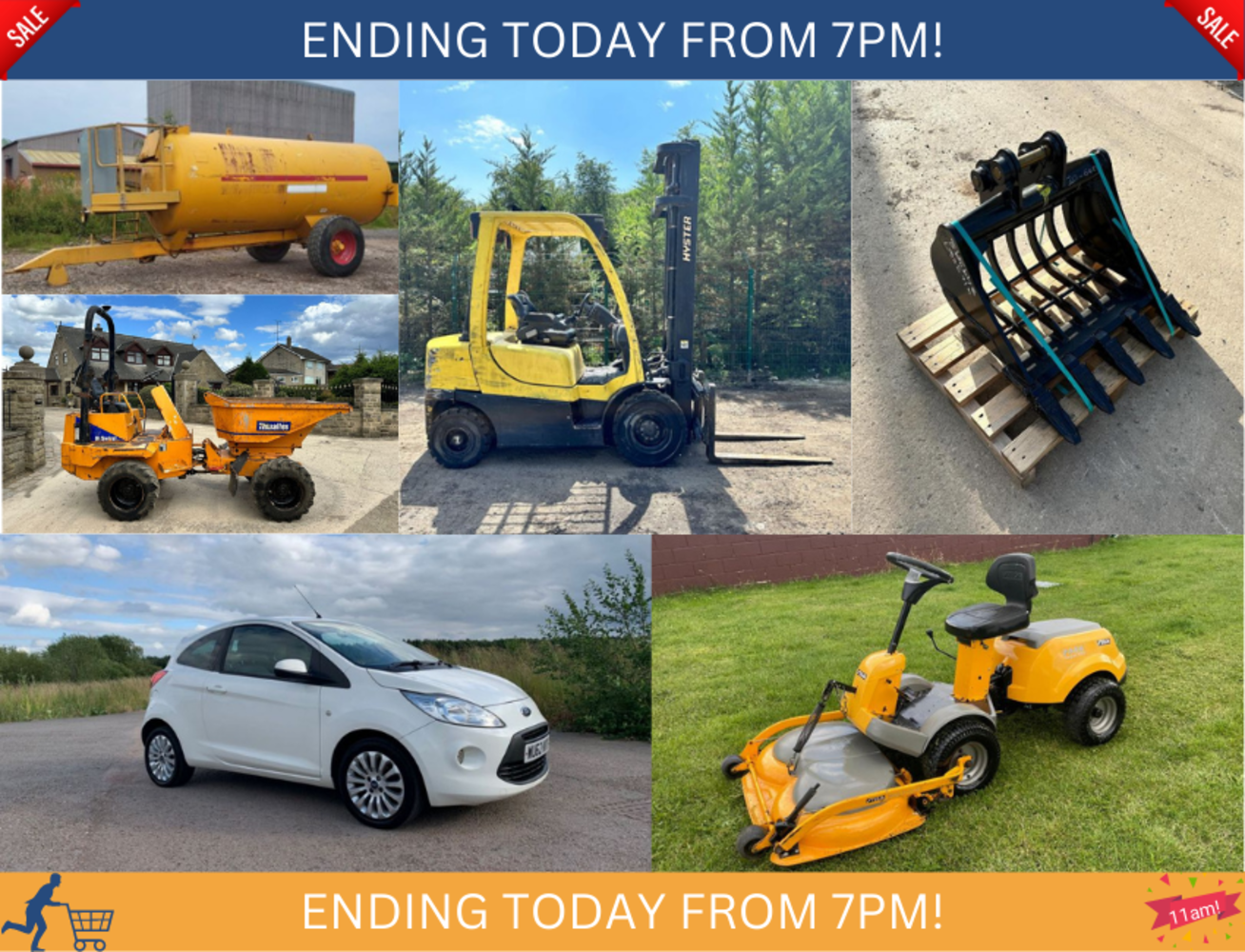 SKYJACK ELECTRIC LIFTS, 2.5T FORKLIFTS, GO-KARTS, SWEEPERS, 40FT SHIPPING CONTAINER, 2020 ELECTRIC SCISSOR LIFT, TRACTOR Ends Wednesday From 7pm