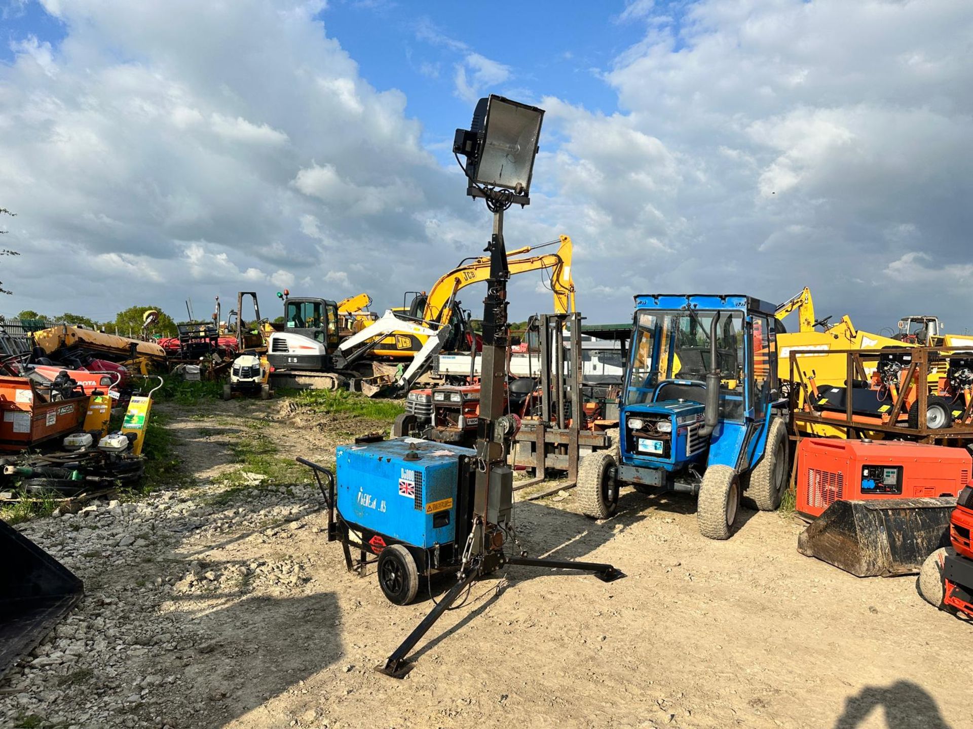 2013 STEPHILL SD6000 6KVA DIESEL GENERATOR WITH LIGHTING TOWER *PLUS VAT* - Image 2 of 18