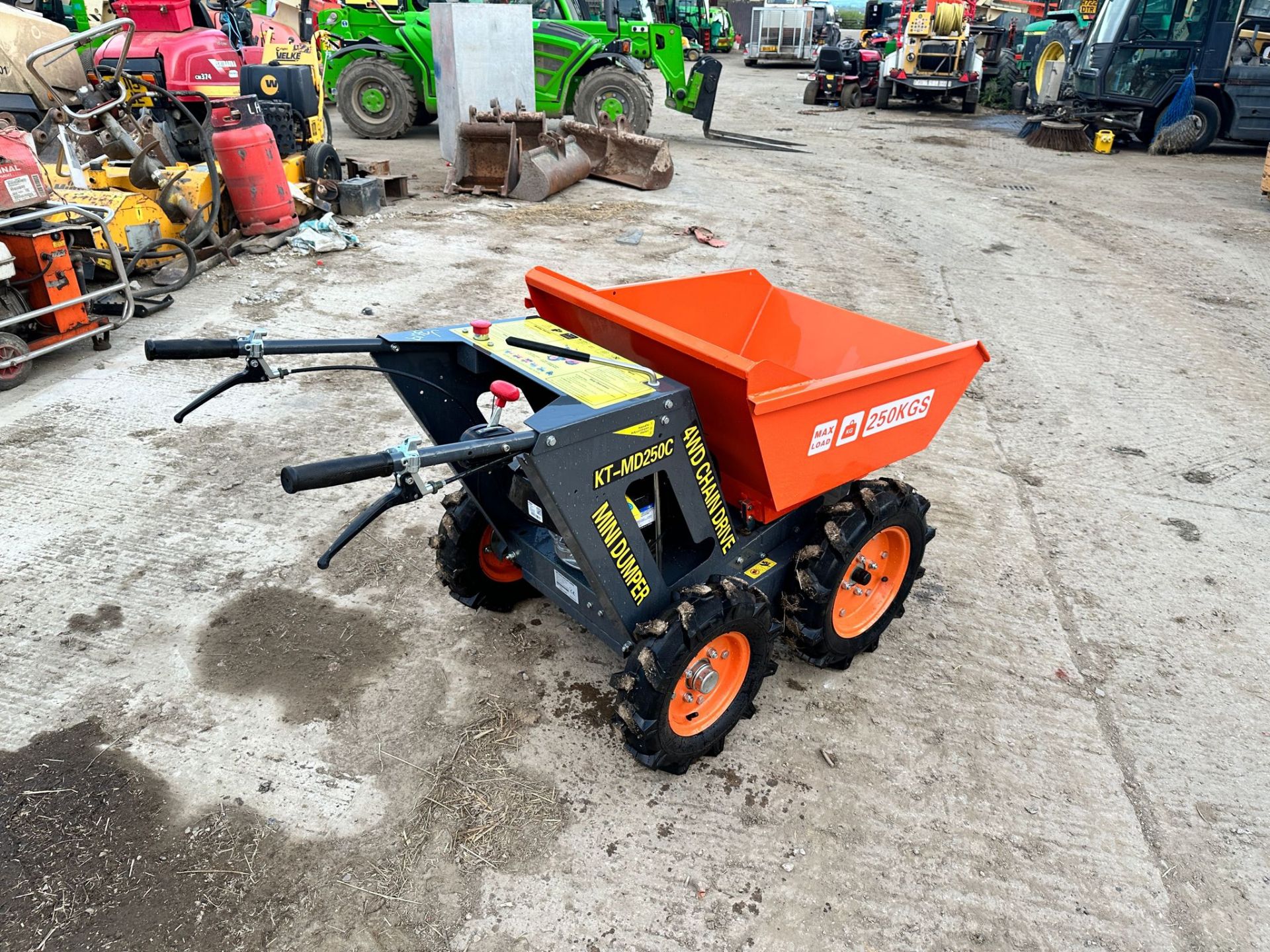 UNUSED KONSTANT 4x4 PEDESTRIAN COMPACT DUMPER *PLUS VAT* - Image 2 of 11