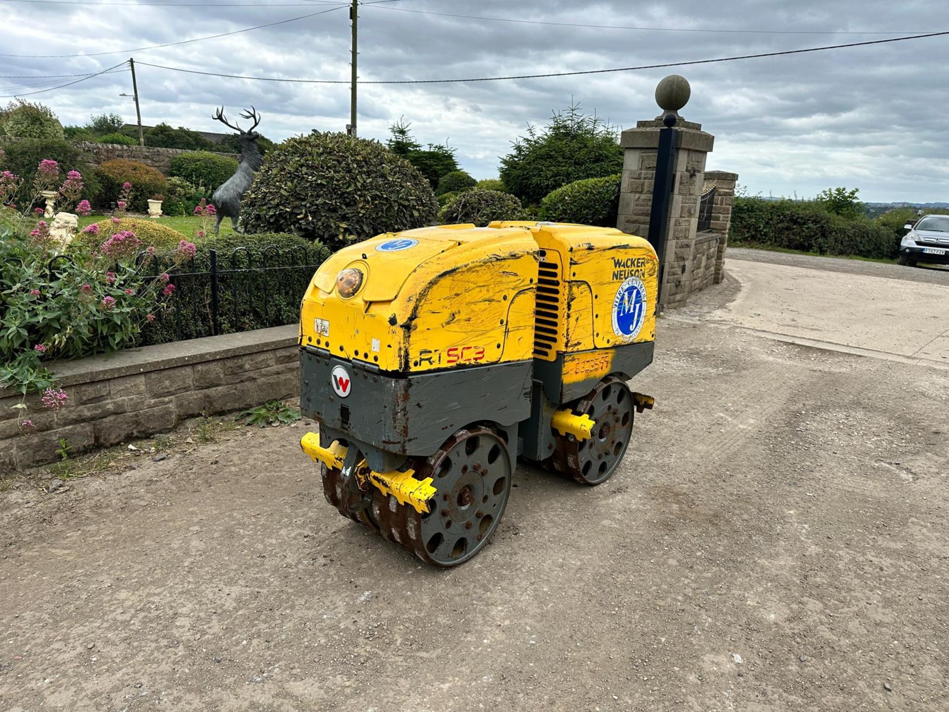 2015 WACKER NEUSON RTSC3 REMOTE CONTROLLED TRENCH ROLLER *PLUS VAT* - Image 5 of 14