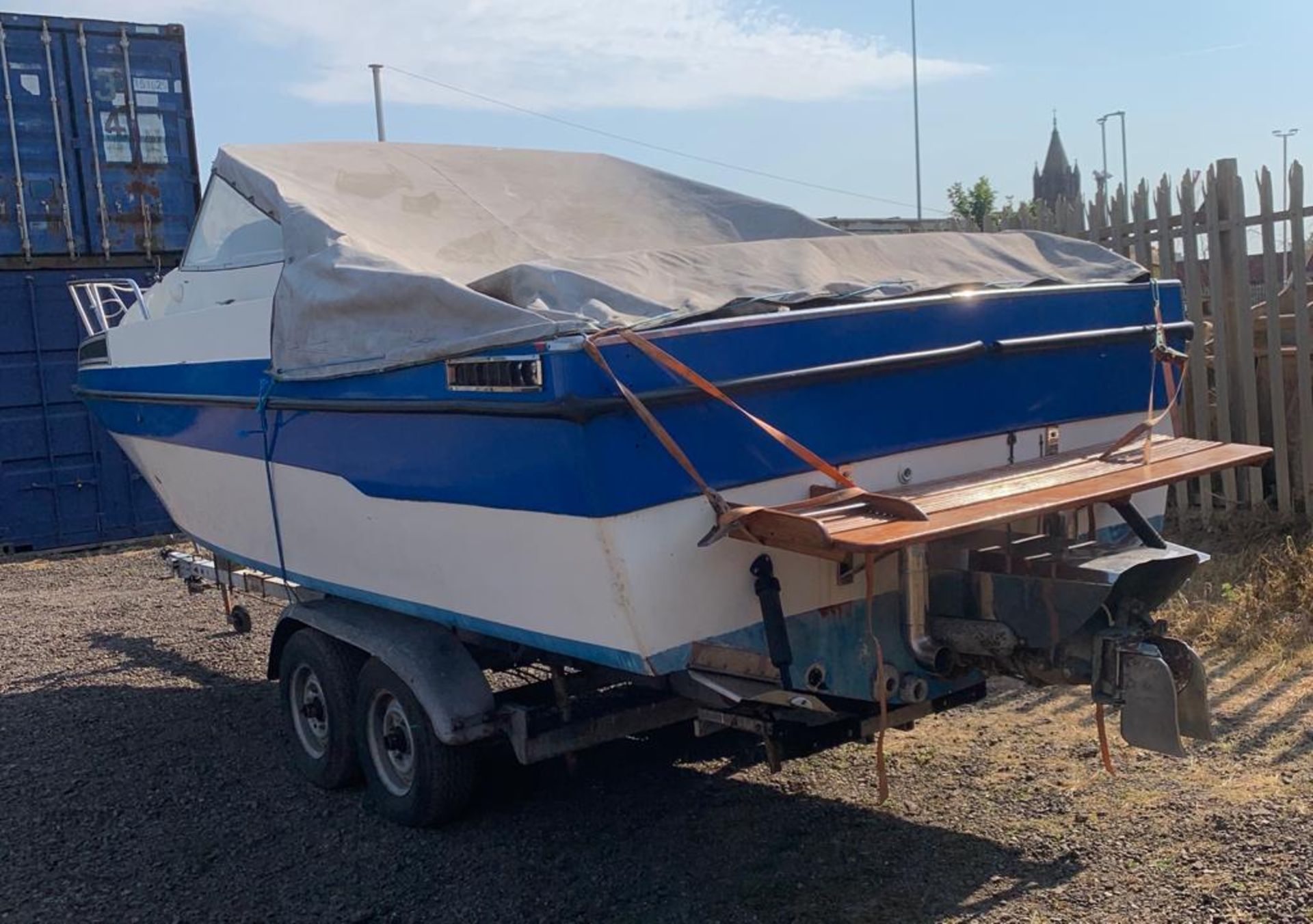 Stewart Stephen’ 21ft Motor Cruiser, Chevy V8 Jet Driven Inboard Engine C/W Trailer *NO VAT* - Image 4 of 17