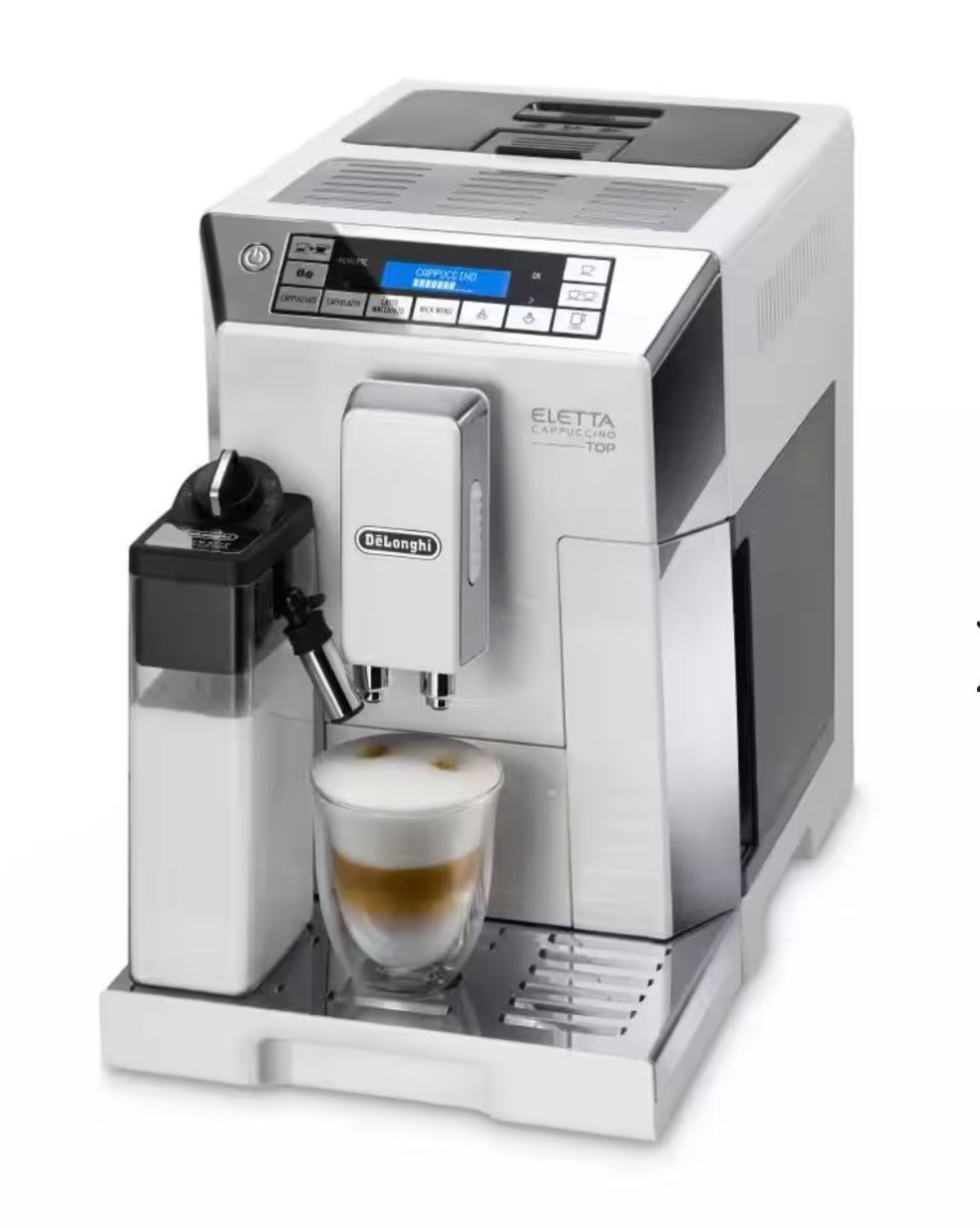 Delonghi Eletta Cappuccino Fully Automatic Bean to Cup coffee machine - White RRP £999 *NO VAT*