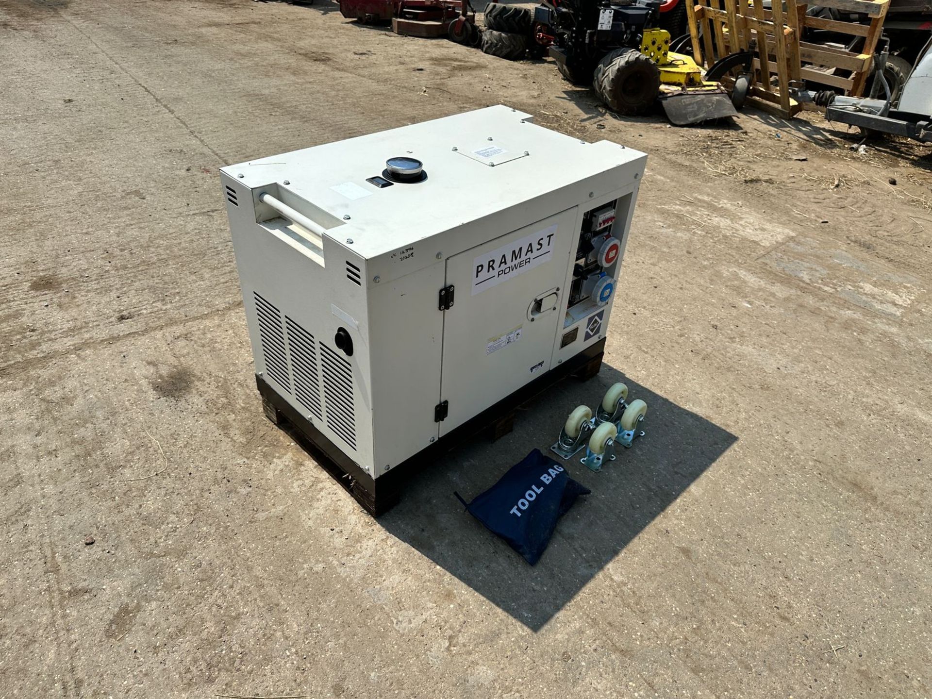 2022 PRAMAST VG-R110 11KVA SILENCED GENERATOR *PLUS VAT* - Image 4 of 14