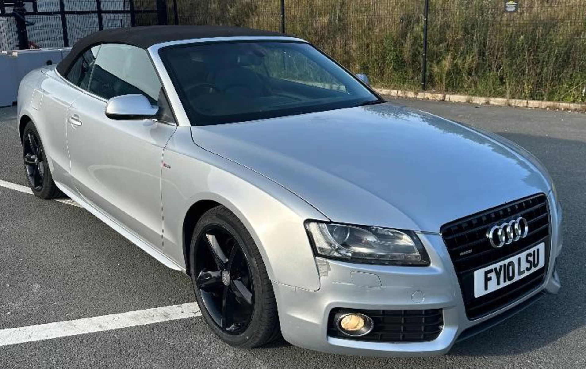 2010 AUDI A5 S LINE QUATTRO TDI CVT SILVER CONVERTIBLE *NO VAT*