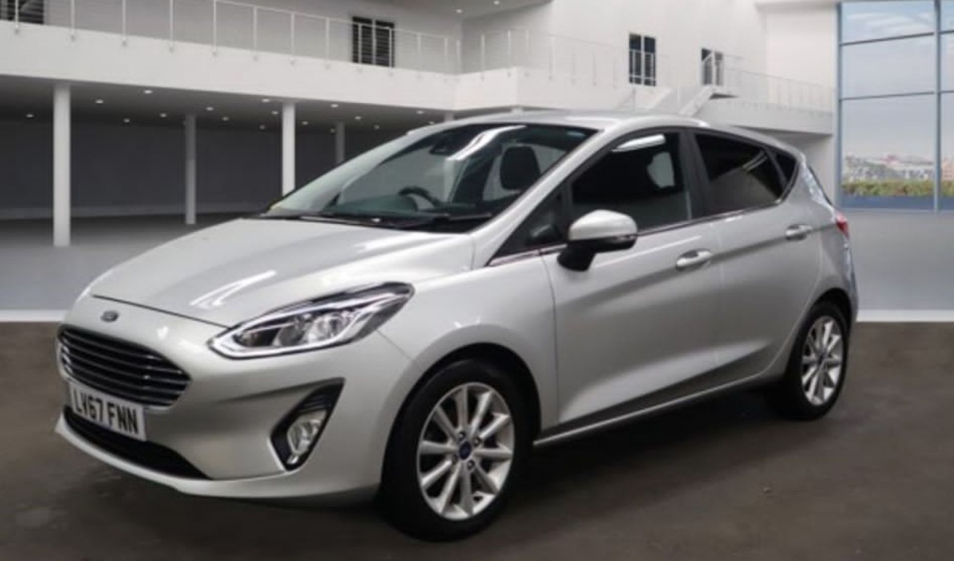 2017 FORD FIESTA TITANIUM TURBO SILVER HATCHBACK *NO VAT* - Image 2 of 8