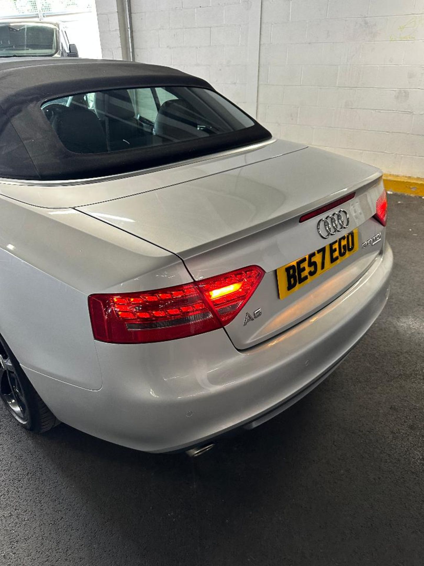 2010 AUDI A5 S LINE QUATTRO TDI CVT SILVER CONVERTIBLE *NO VAT* - Image 10 of 17