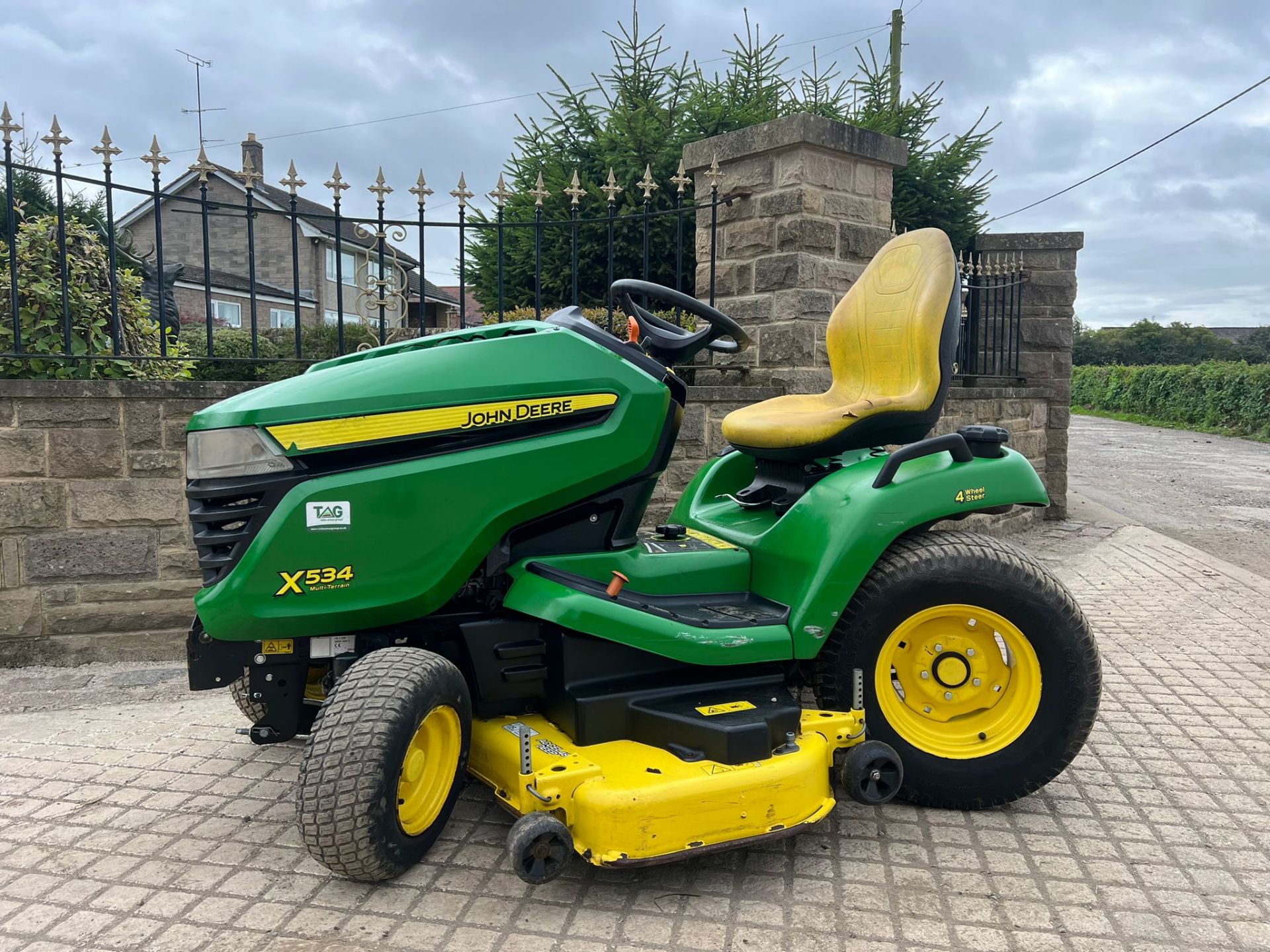 2018 JOHN DEERE X534 4WS RIDE ON MOWER *PLUS VAT*