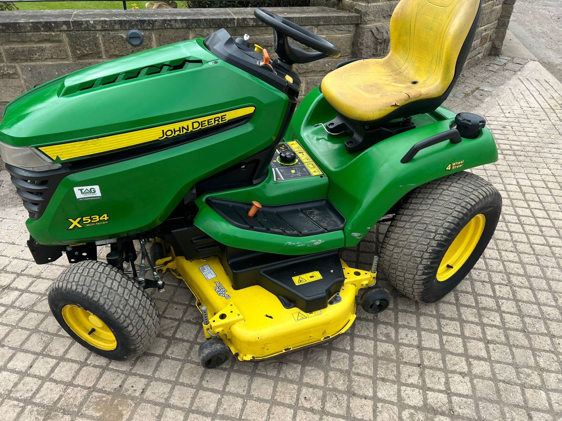 2018 JOHN DEERE X534 4WS RIDE ON MOWER *PLUS VAT* - Image 6 of 12