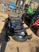 ISEKI 62 inch mower deck, IÕm working order, Comes with pto, And deck hangers *PLUS VAT*