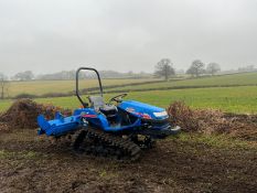 ISEKI PICCORO TPC 15 TRACTOR WITH ROTAVATOR, ONLY 574 HOURS *PLUS VAT*