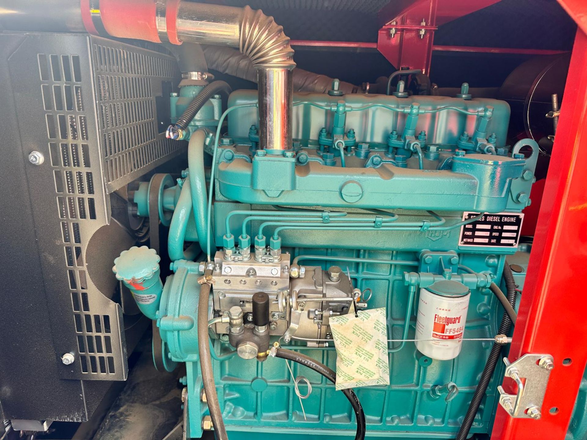 NEW/UNUSED 80KVA DIESEL SILENT GENERATOR *PLUS VAT* - Image 10 of 12